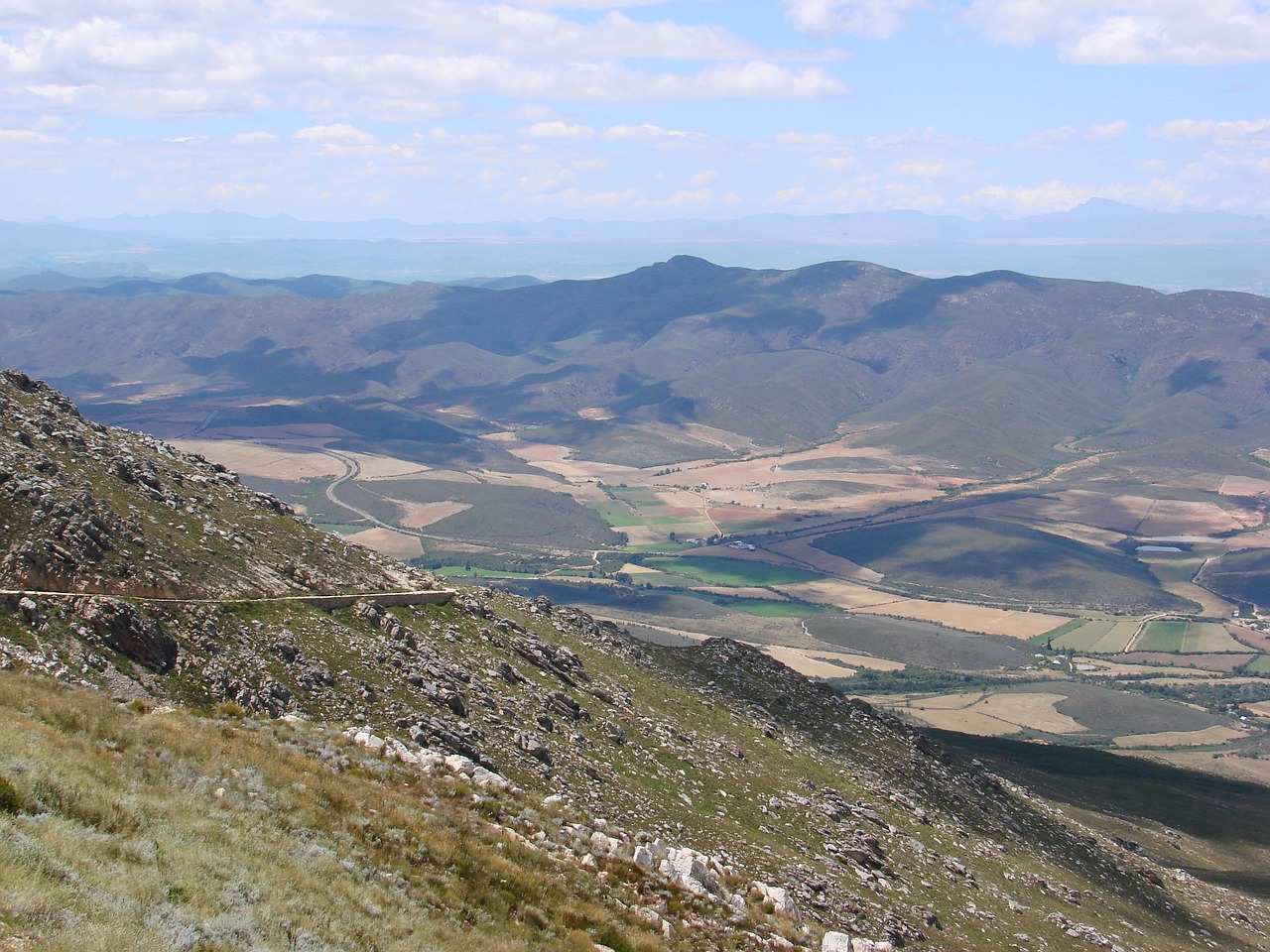 Pietų Afrika, Vakarinis Kalnas, Swartberg Praeiti, Žvyro Kelias, Įspūdingas, Peržiūros, Žygiai, Automobilis, Kraštovaizdis, Kalnas