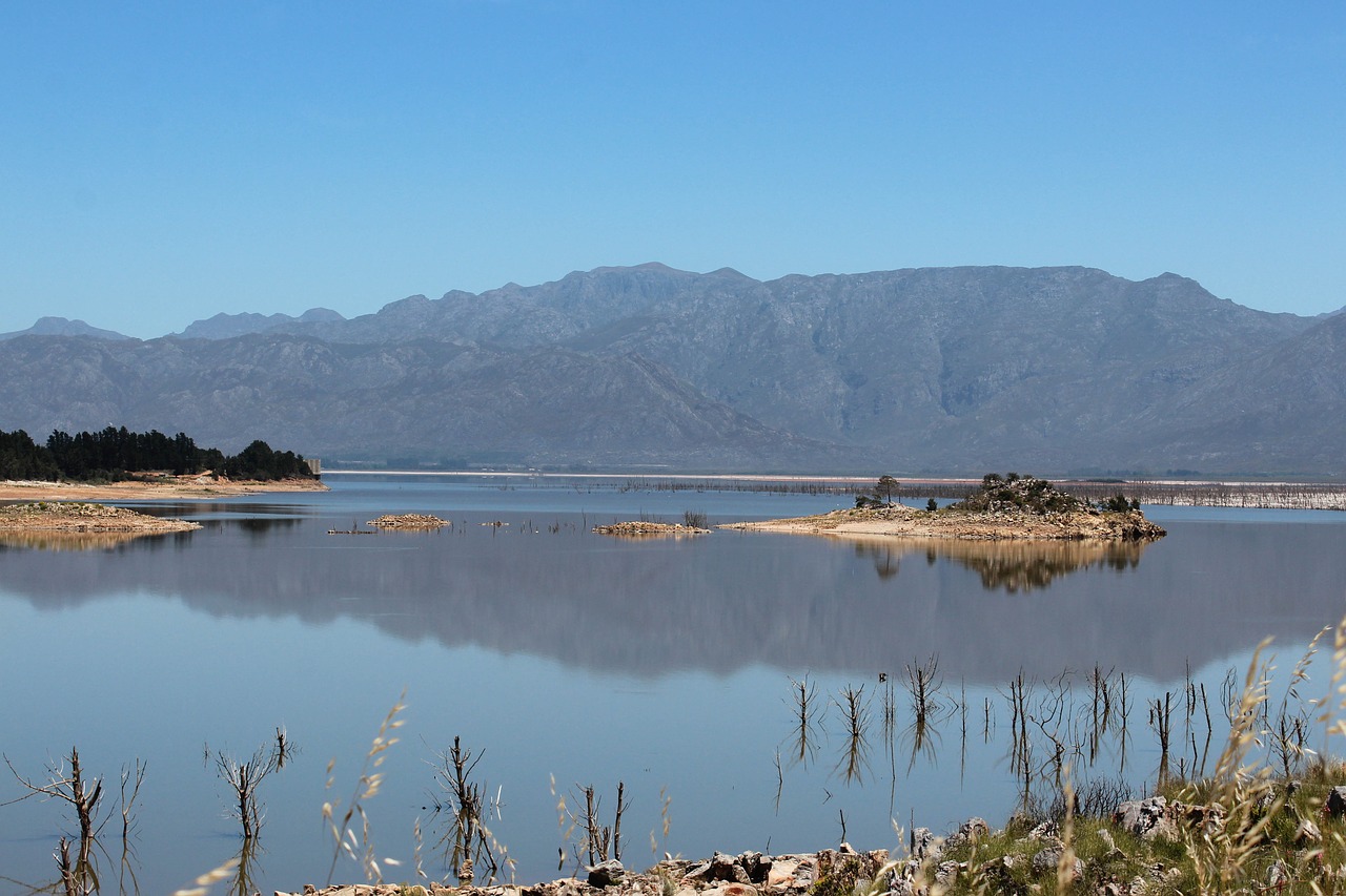 Pietų Afrika,  Theewaterskloofdam,  Rezervuaras,  Šventė,  Kraštovaizdis,  Vandens,  Kalnai, Nemokamos Nuotraukos,  Nemokama Licenzija