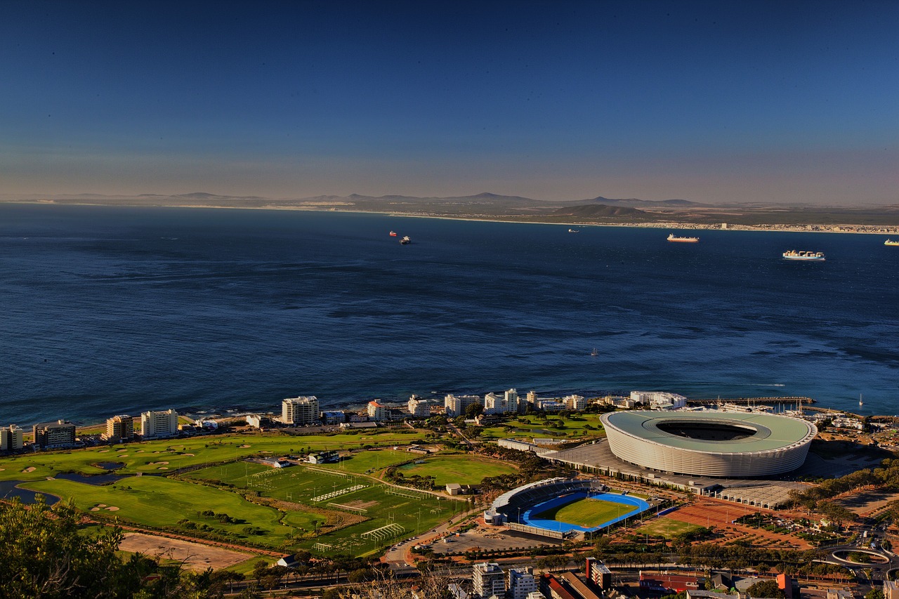 Pietų Afrika, Cape Town, Stadionas, Kraštovaizdis, Vandenynas, Požiūris, Turizmas, Jūra, Nemokamos Nuotraukos,  Nemokama Licenzija