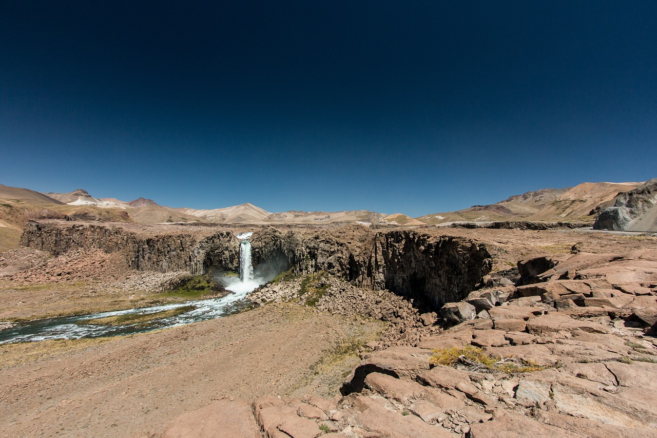 Pietų Amerika, Čile, Banos Campanario, Paso Pehuenche, Rio Maule, Krioklys, Moutains, Andes, Nemokamos Nuotraukos,  Nemokama Licenzija