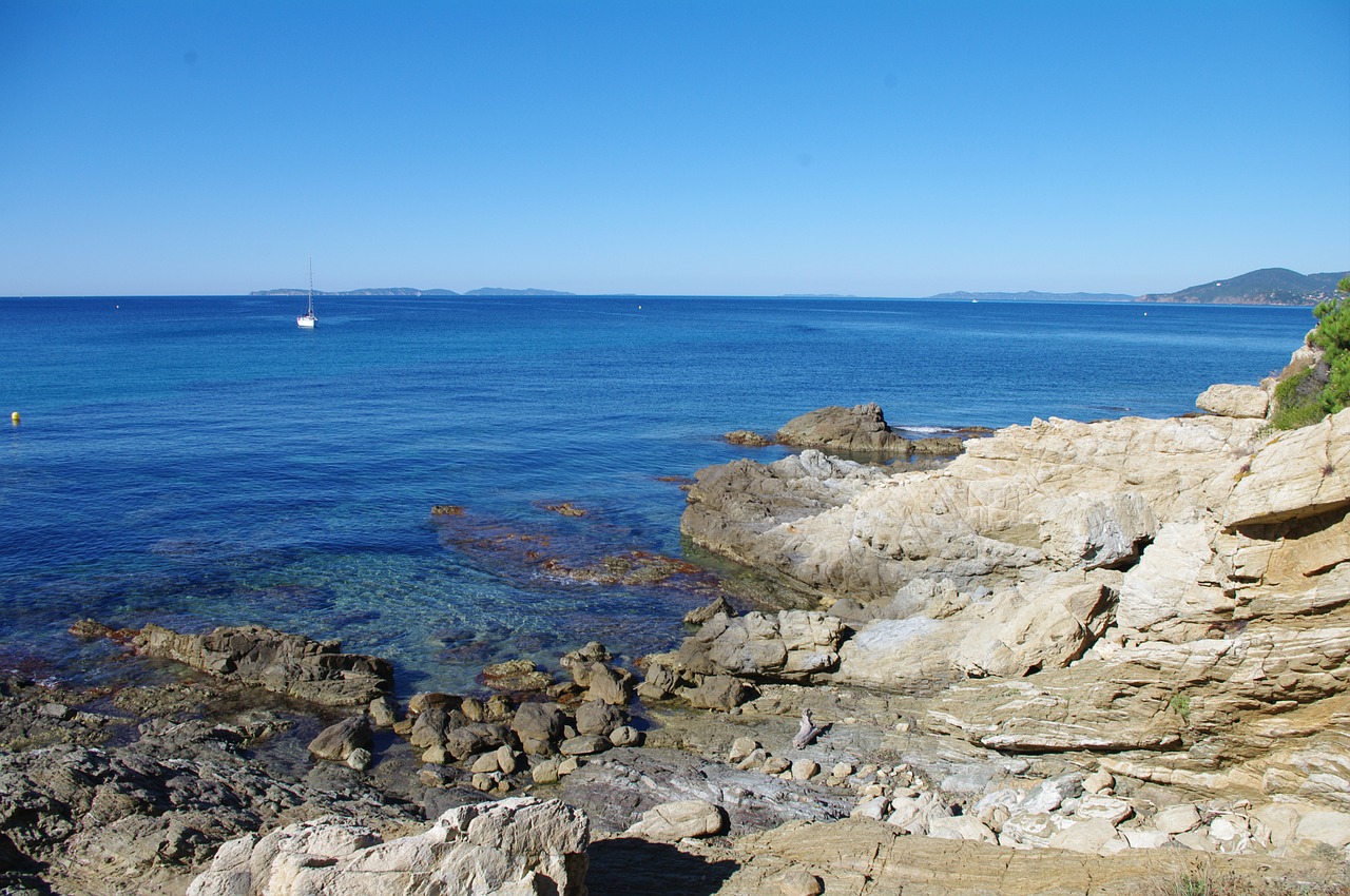 Į Pietus Nuo Prancūzijos, Jūra, La Croix Valmer, Gamta, France, Provence, Côte Dazur, Viduržemio Jūros, Nemokamos Nuotraukos,  Nemokama Licenzija