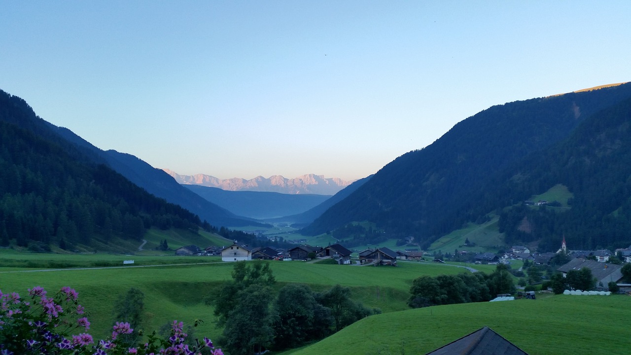 South Tyrol, Kalnai, Saulėtekis, Bergwelt Südtirol, Nemokamos Nuotraukos,  Nemokama Licenzija