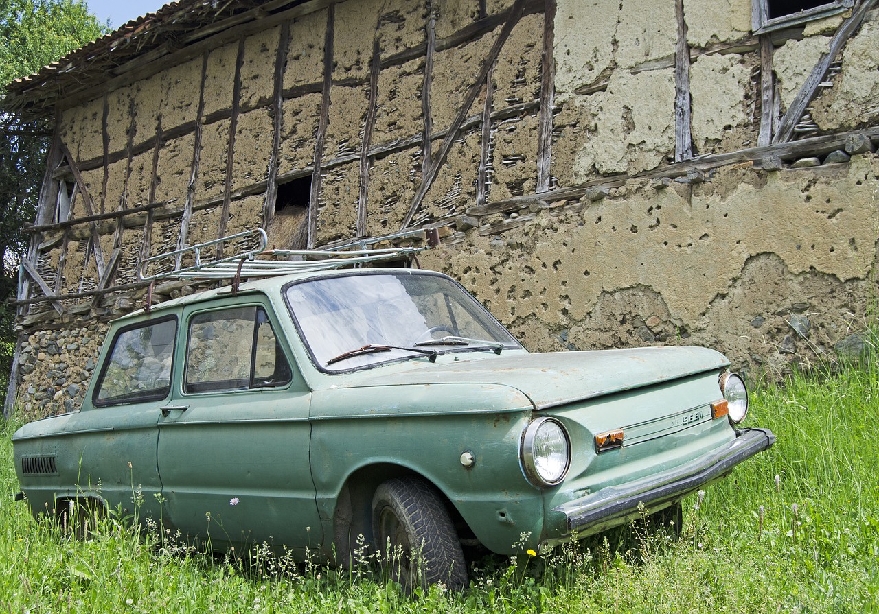 Sovietų Automobilis,  Ukraina,  Vintage,  Oro Aušinamas,  Galinio Variklio,  Oksiduotas Dažai,  Automobilių,  Metai,  Transportas,  Transporto Priemonės