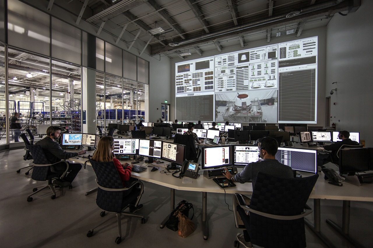 Kosmoso Centras, Spacex, Valdymo Centras, Raketų Mokslas, Kompiuteriai, Valdikliai, Cape Canaveral, Cape Kennedy, Ekranai, Stebėjimas