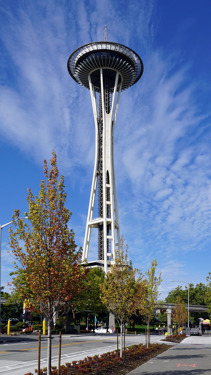 Spaceneedle, Seattle, Amerikietis, Stebėjimo Bokštas, Nemokamos Nuotraukos,  Nemokama Licenzija