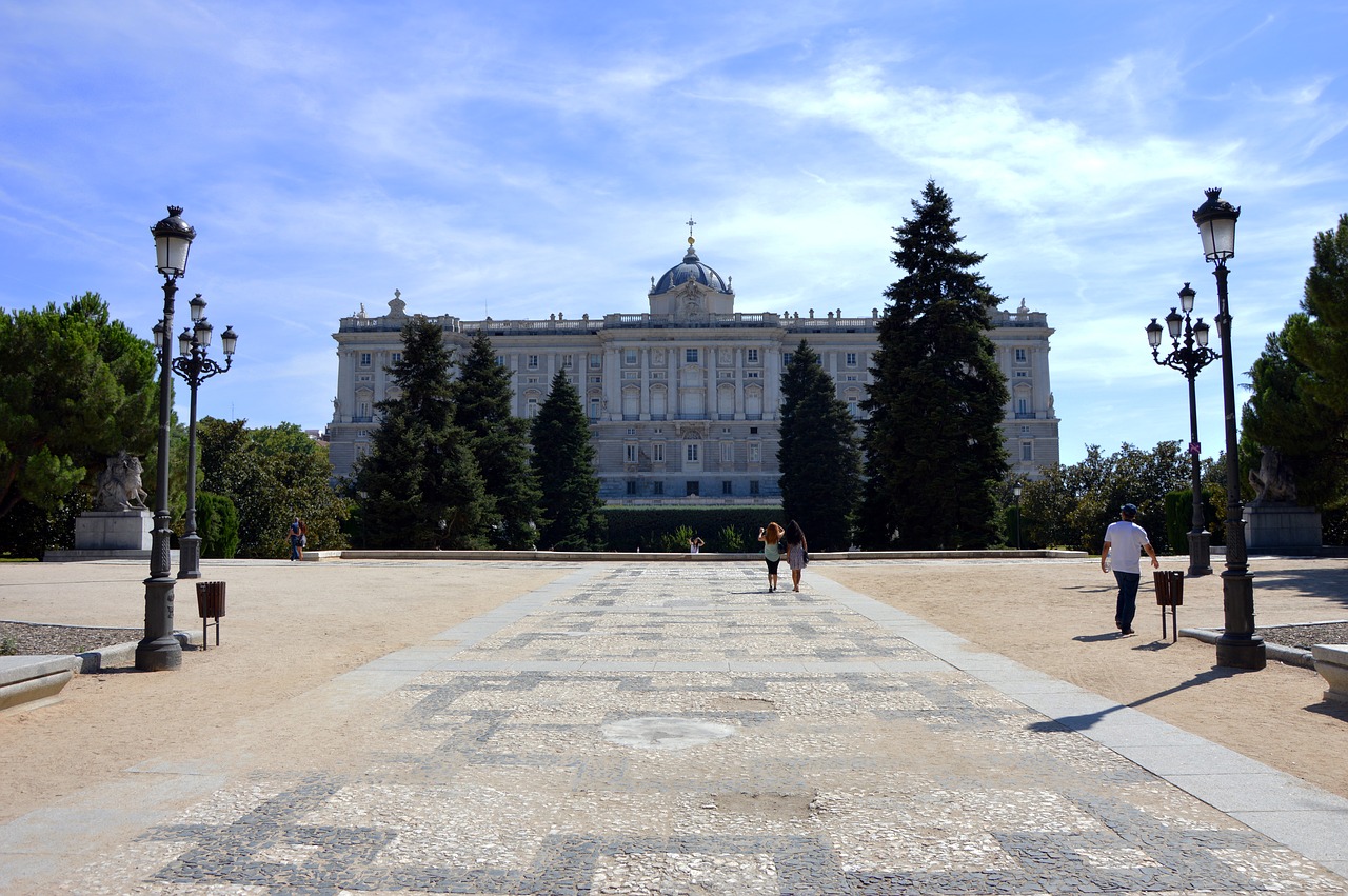 Ispanija, Palacio Real, Teismas, Monarchija, Užsienyje, Šventė, Iberian, Pritraukimas, Turizmas, Saulė