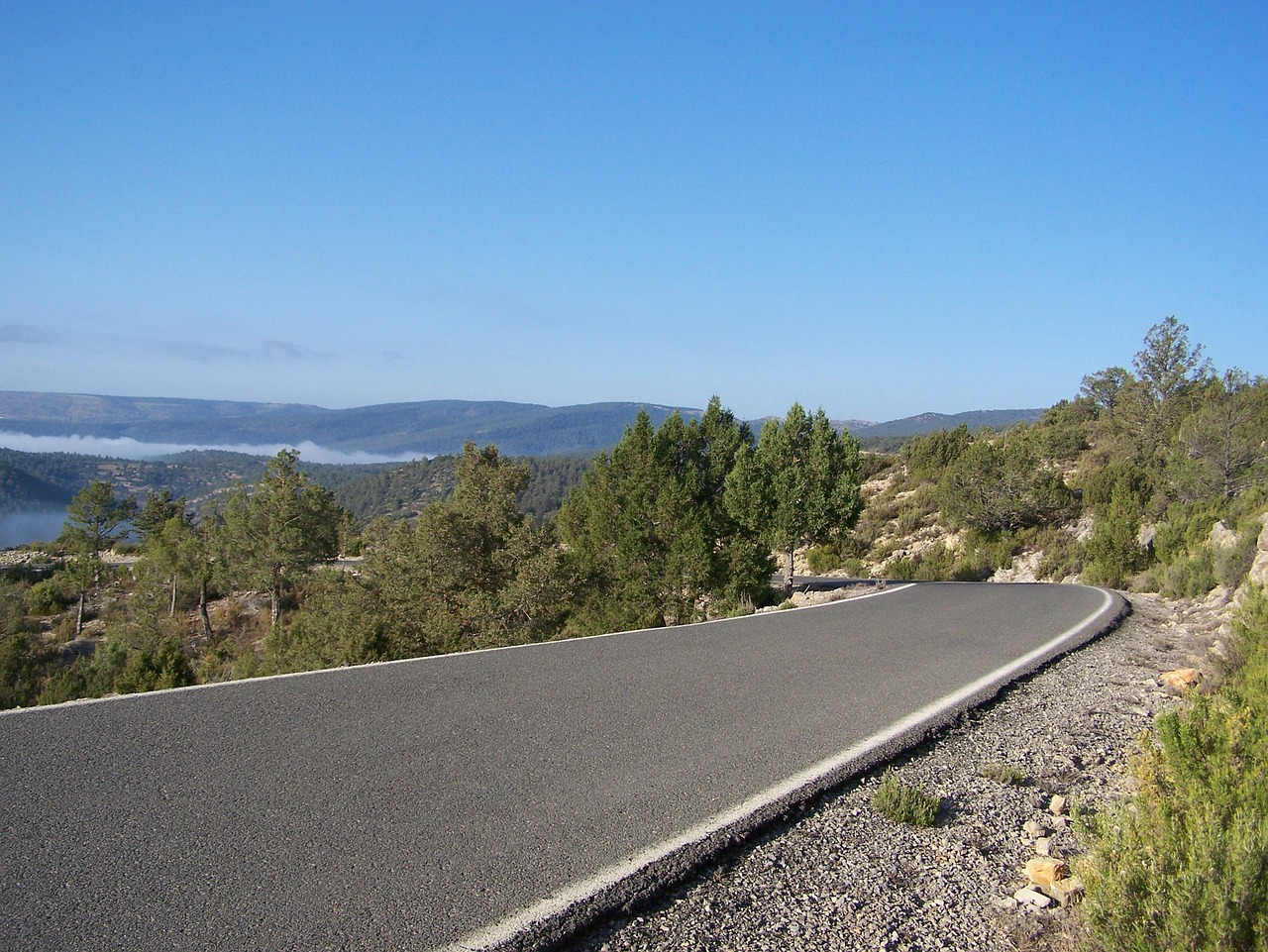Ispanija, Teruel, Montes Universales, Kelias, Kreivė, Kraštovaizdis, Nemokamos Nuotraukos,  Nemokama Licenzija