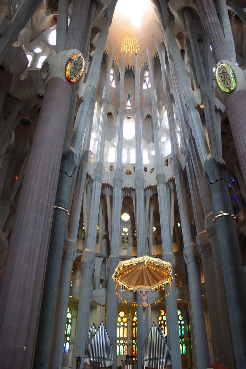 Ispanija, Katalonija, Barcelona, Gaudí, Lankytinos Vietos, Turizmas, Bažnyčia, Paminklas, Architektūra, Katedra