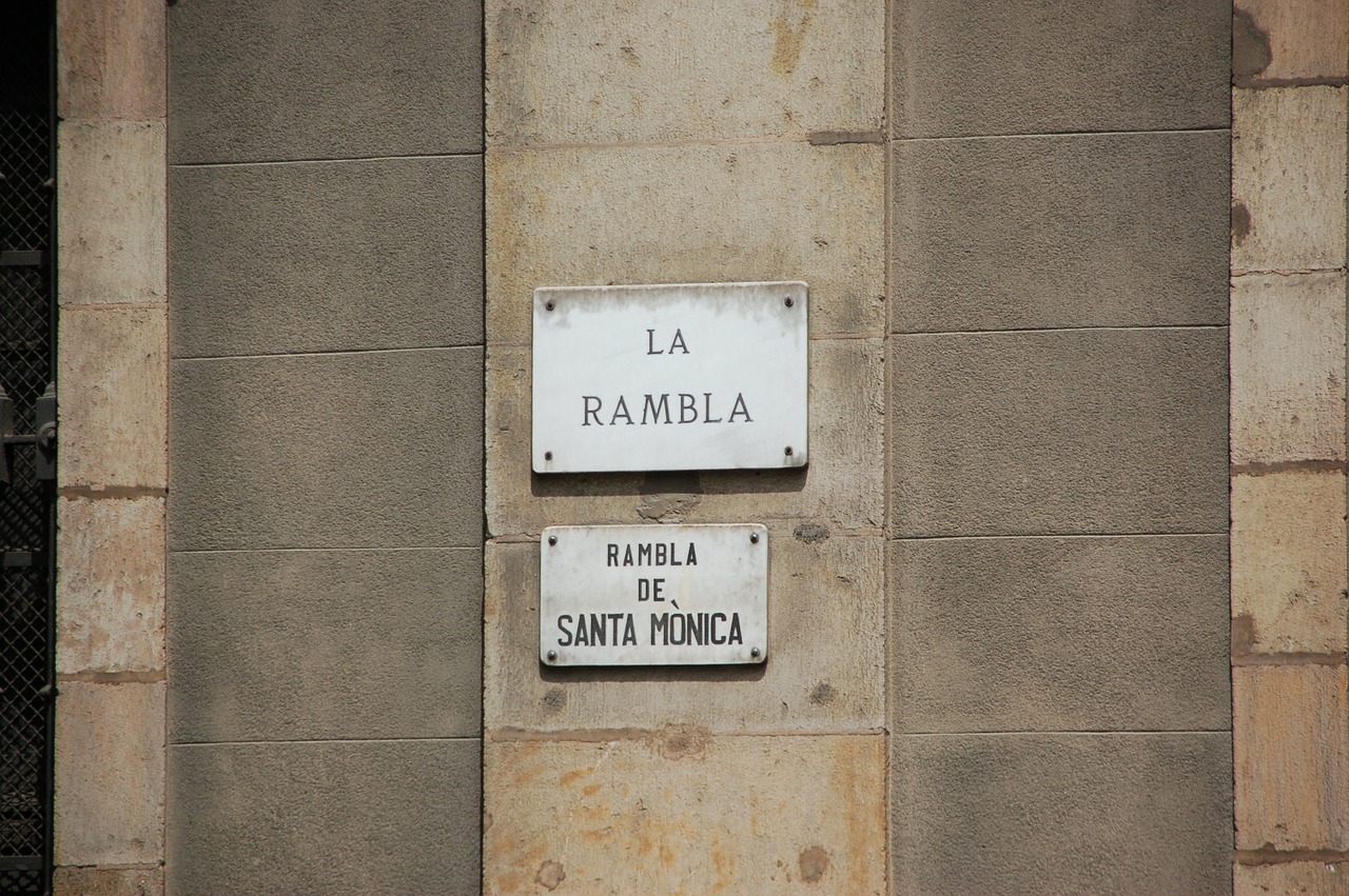Ispanija, Barcelona, La Rambla, Nemokamos Nuotraukos,  Nemokama Licenzija