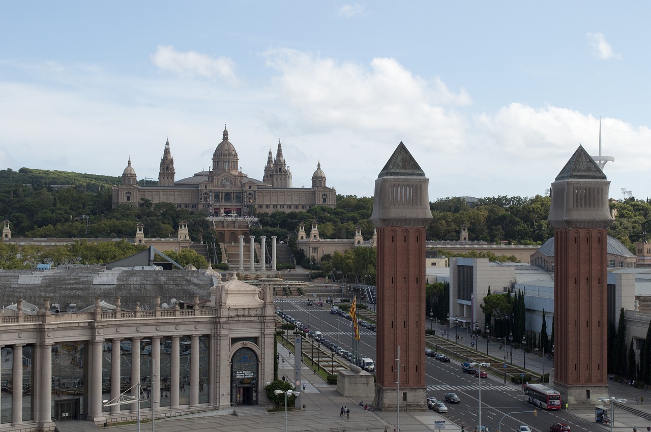 Ispanija, Barcelona, Panorama, Miestas, Architektūra, Nemokamos Nuotraukos,  Nemokama Licenzija