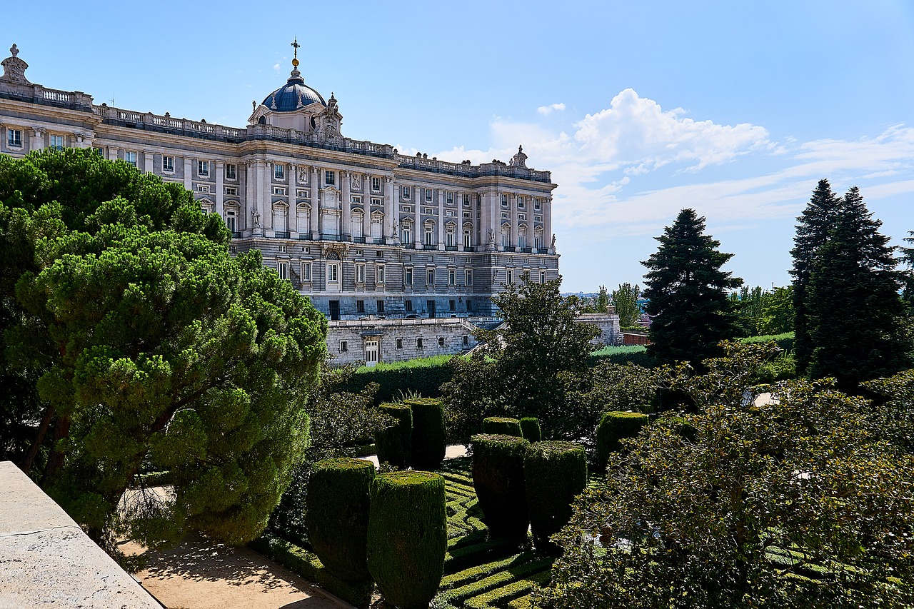 Ispanija, Madride, Rūmai, Sodas, Vaizdas, Pastatas, Lankytinos Vietos, Miestas, Paminklas, Fasadas