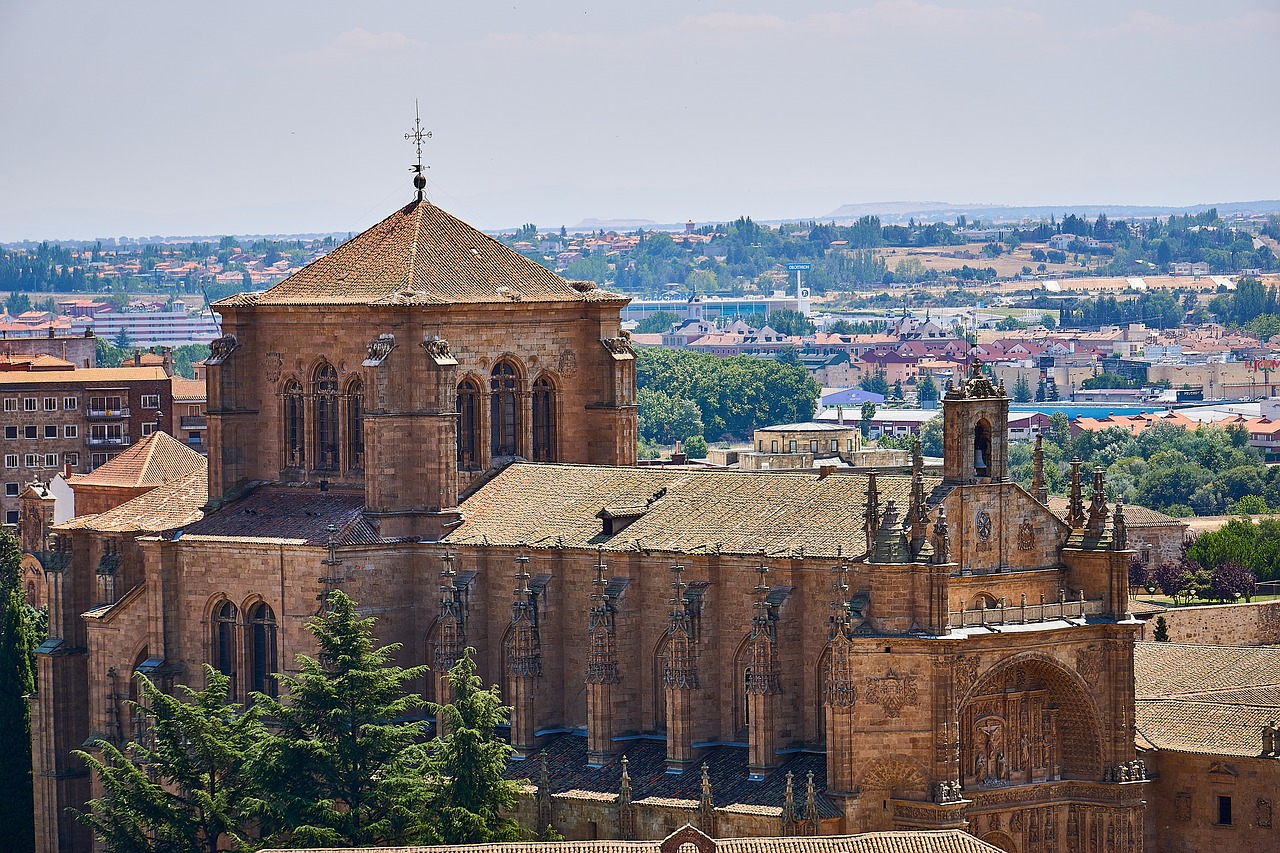Ispanija, Salamanca, Istoriškai, Pastatas, Architektūra, Vienuolynas, Bažnyčia, Bazilika, Garbinimo Namai, Katalikų