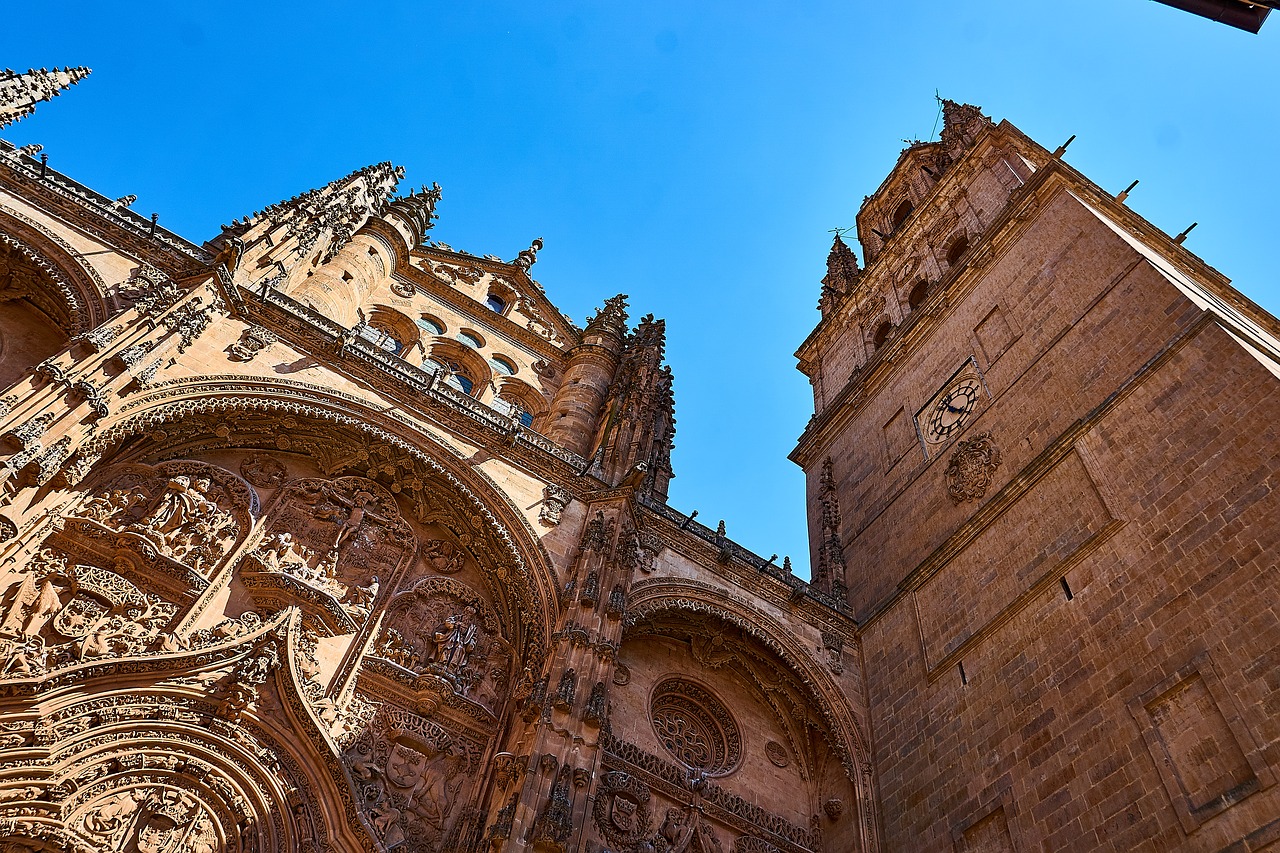 Ispanija, Salamanca, Istoriškai, Pastatas, Architektūra, Katedra, Bažnyčia, Bazilika, Garbinimo Namai, Katalikų
