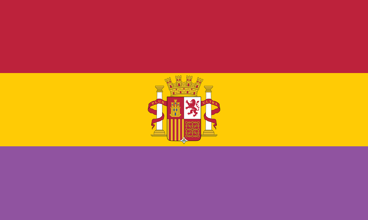Ispanija, Vėliava, Ispanų, Respublika, Antra, Istorinis, Raudona, Geltona, Violetinė, Simbolis