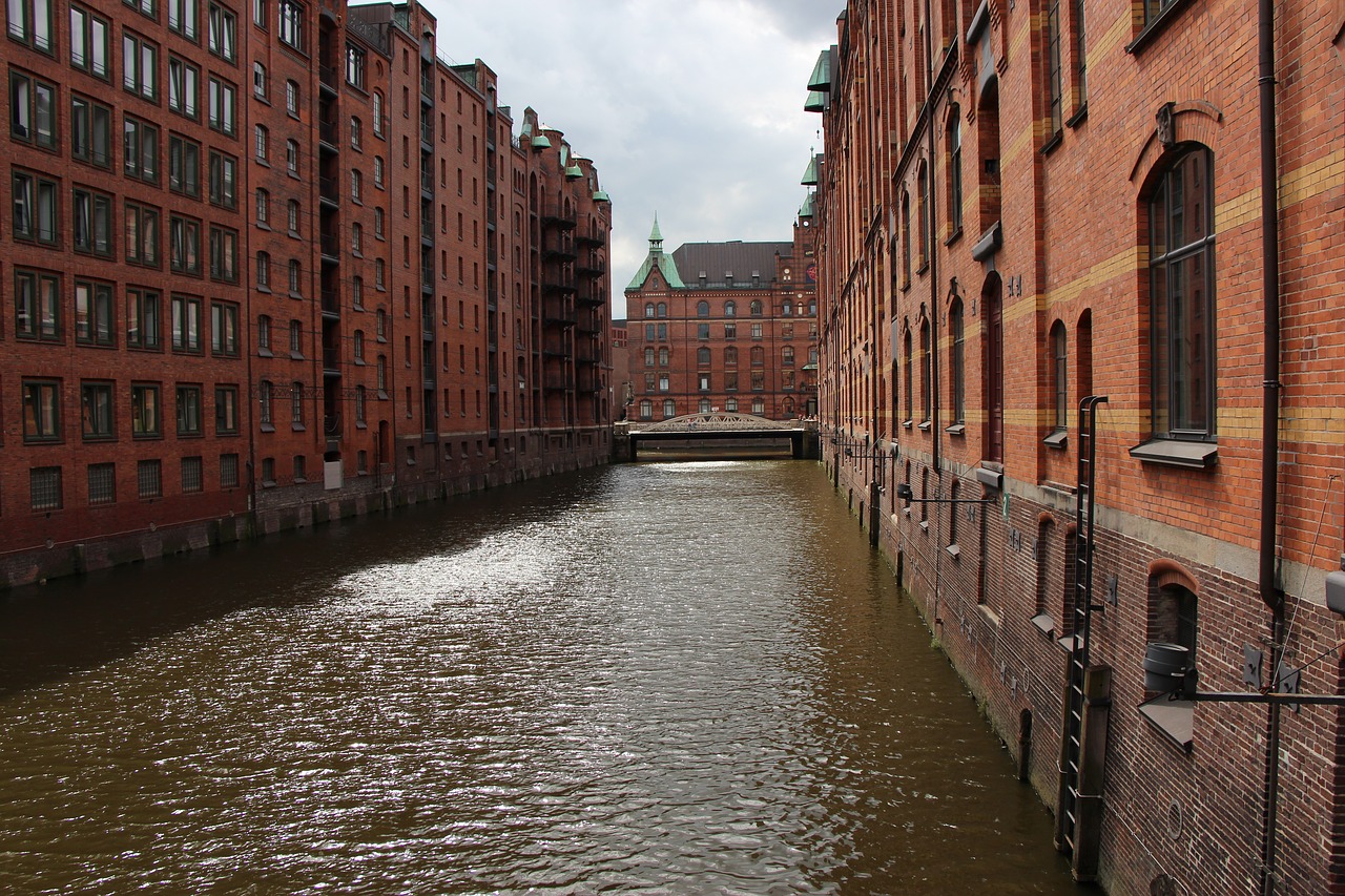 Speicherstadt, Hamburgas, Pasaulinis Paveldas, Senas Speicherstadt, Plyta, Pastatas, Sandėlis, Namai, Uostas, Kontorhaus