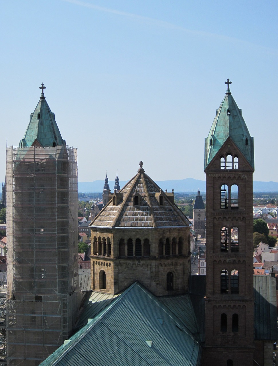 Speyer,  Katedra,  Eksterjeras,  Architektūra,  Bažnyčia,  Europa,  Vokietija,  Religinis,  Pastatas,  Vaizdas