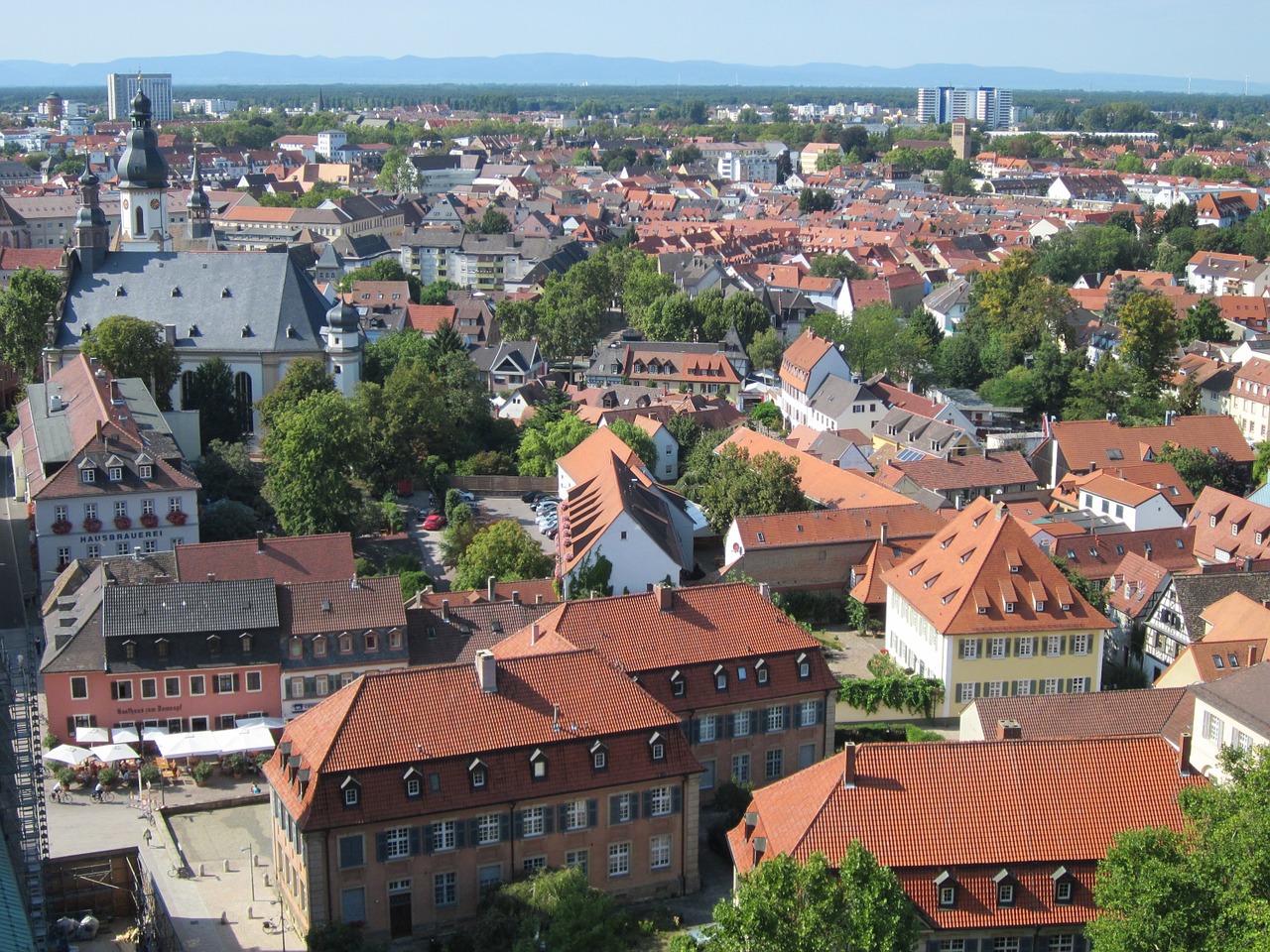 Speyer,  Katedra,  Vaizdas,  Panorama,  Stogai,  Pastatai,  Miestas,  Dreifaltigkeitskirche,  Slapyvardis, Nemokamos Nuotraukos