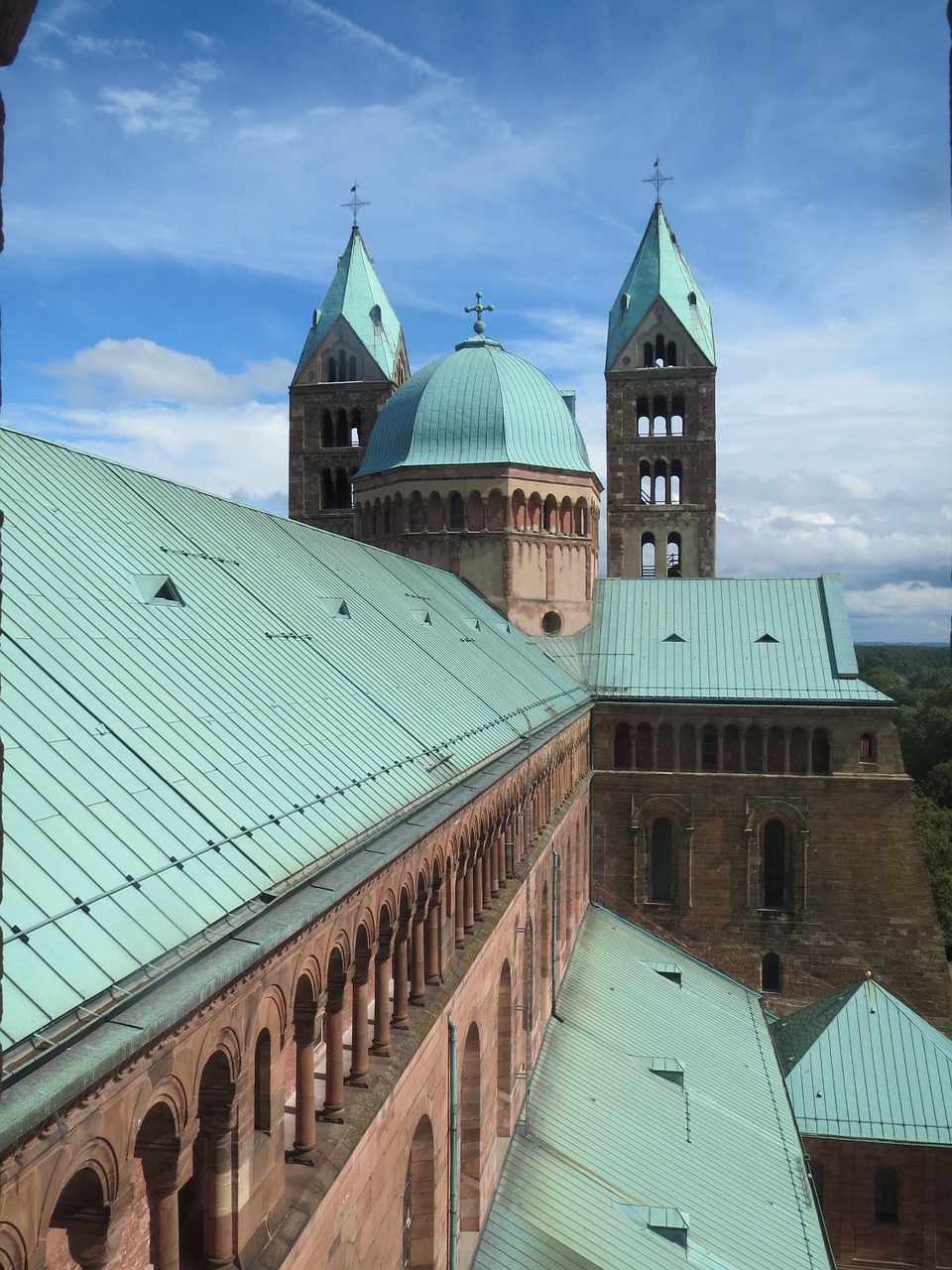 Speyer,  Katedra,  Stogas,  Eksterjeras,  Pastatas,  Vokietija,  Žinomas,  Bažnyčia,  Architektūra,  Krikščionybė