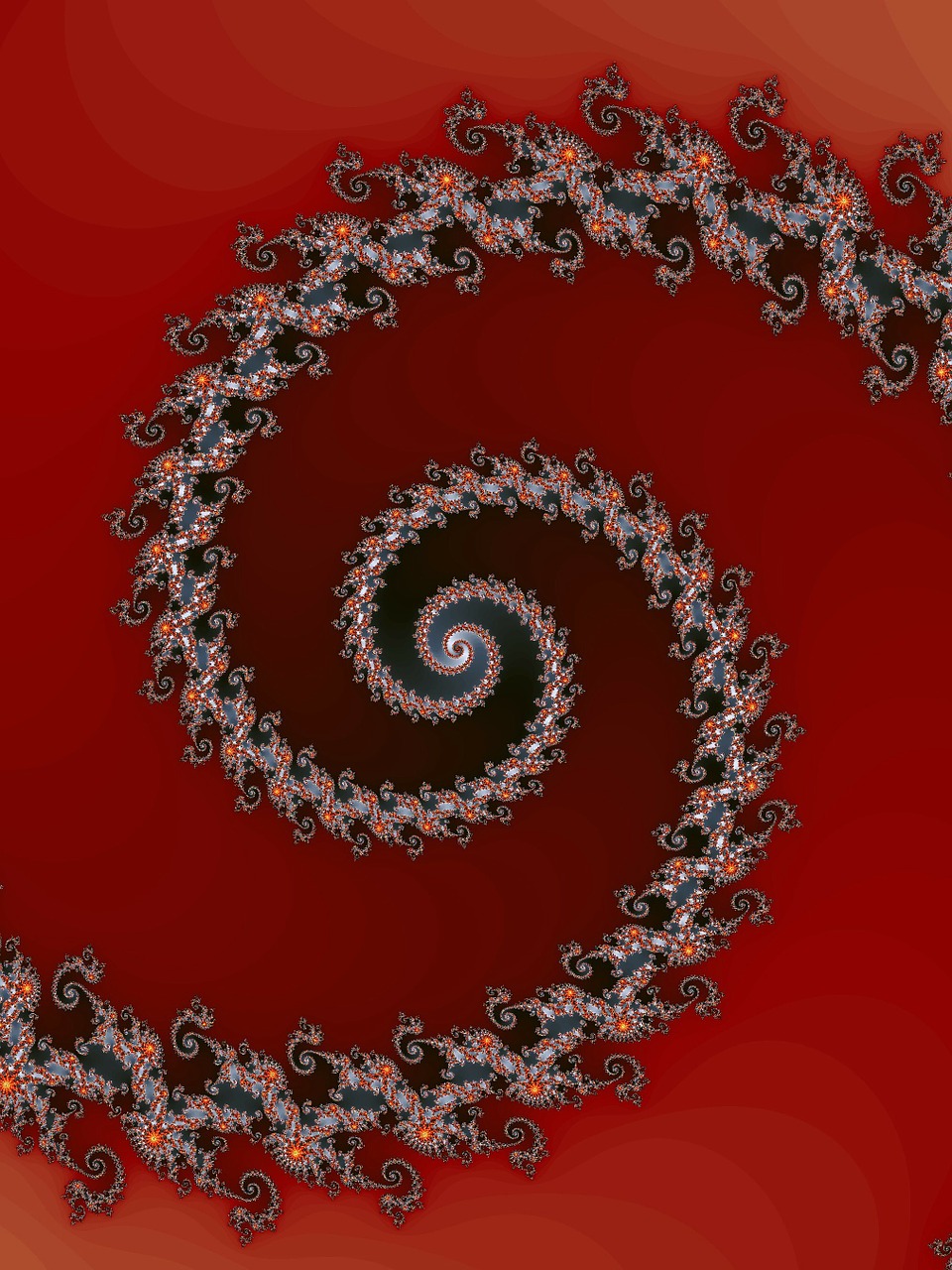 Spiralė, Spiralė, Fraktalas, Kreivė, Susukti, Modelis, Rotacija, Abstrakcija, Skaitmeninis, Abstraktus