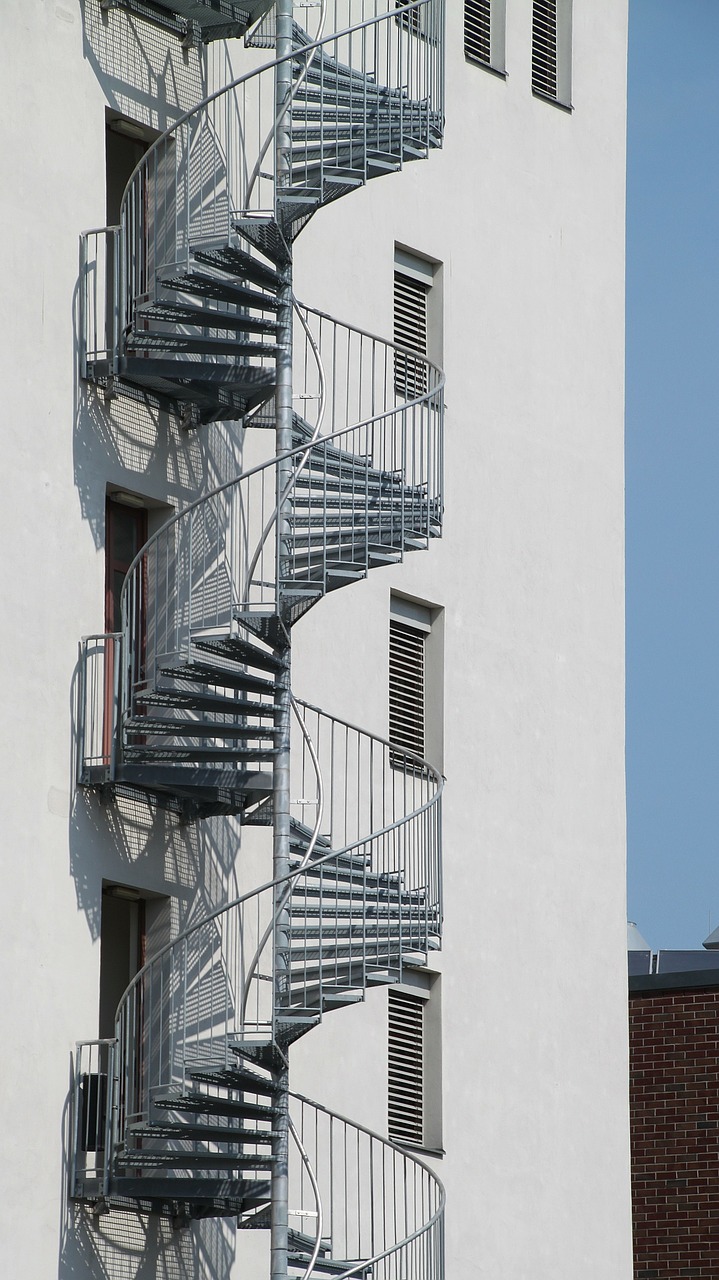 Spiraliniai Laiptai, Laiptai, Palaipsniui, Laiptinė, Architektūra, Pastatas, Aukštas, Pakilti, Sraigė, Apie