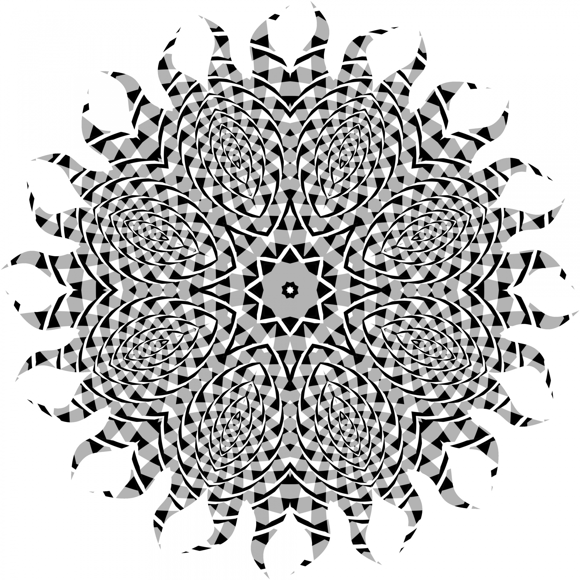 Kaleidoskopas,  Vaizdas,  Spiralė,  Saulė,  Modelis,  Iliuzija,  Spinduliai,  Izoliuotas,  Balta & Nbsp,  Fonas
