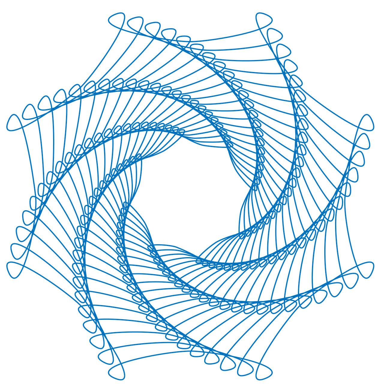 Spirograph, Spiralė, Modelis, Geometrinis, Ratas, Figūra, Apvalus, Apskritas, Mėlynas, Dizainas