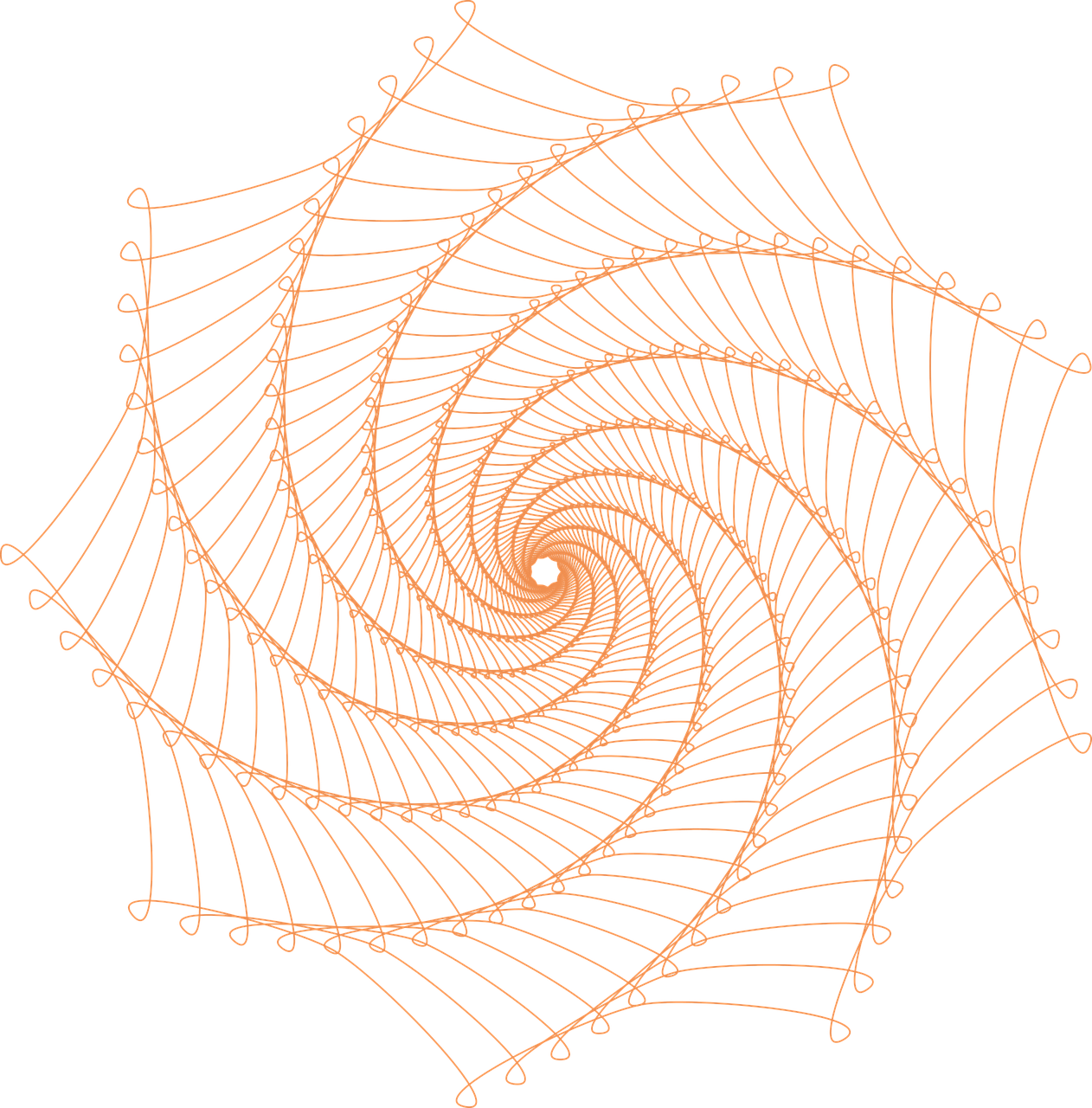 Spirograph, Modelis, Oranžinė, Dizainas, Geometrinis, Ratas, Ornamentas, Apdaila, Linija, Ornate