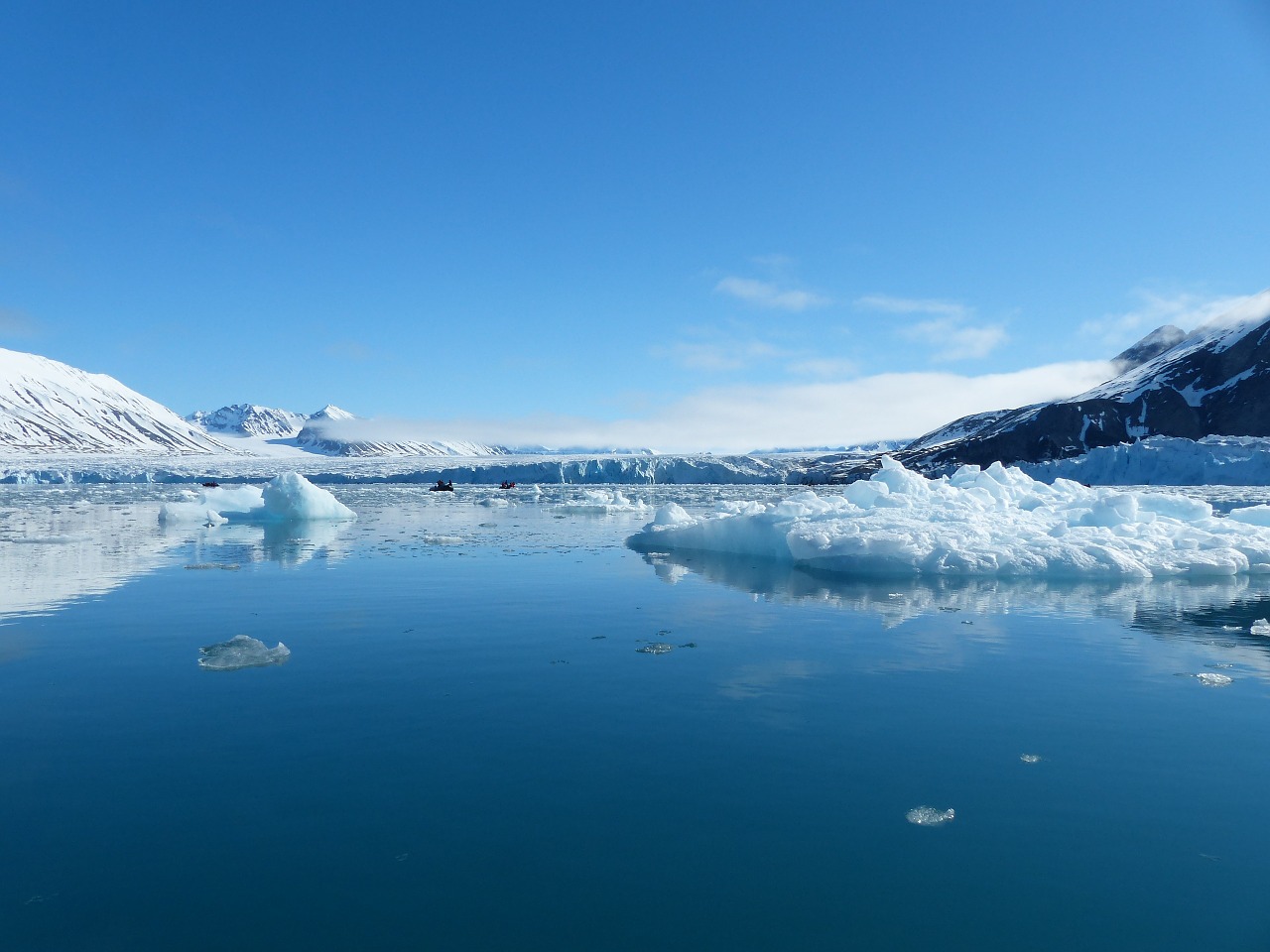 Spitsbergenas, Vienatvė, Tylus, Vanduo, Ledas, Kalnai, Sniegas, Žiema, Nemokamos Nuotraukos,  Nemokama Licenzija