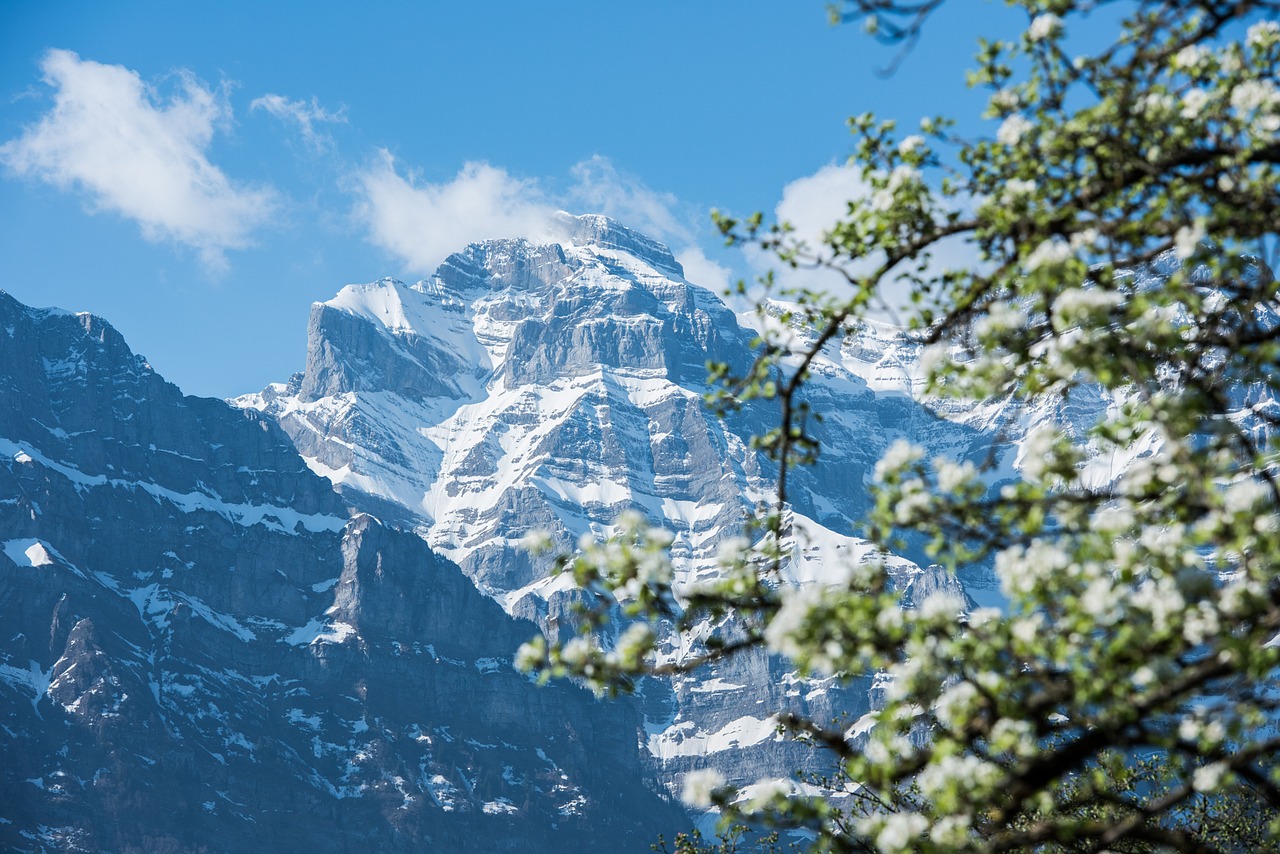 Pavasaris, Kalnai, Sniegas, Glarus, Glarus Kantonas, Alpių, Gamta, Nemokamos Nuotraukos,  Nemokama Licenzija