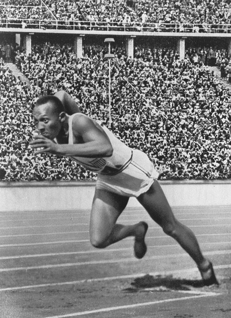 Sprinteris, Sportininkai, Jesse Owens, Olimpiada, Juoda, Negro, Greitai, 1936, Berlynas, Olimpinės Žaidynės
