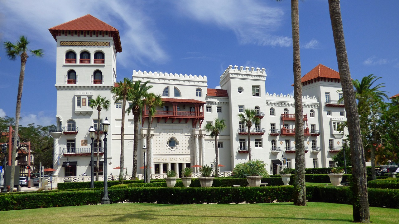 St Augustine, Florida, Architektūra, Istorinis, Casa Monica, Viešbutis, Nemokamos Nuotraukos,  Nemokama Licenzija