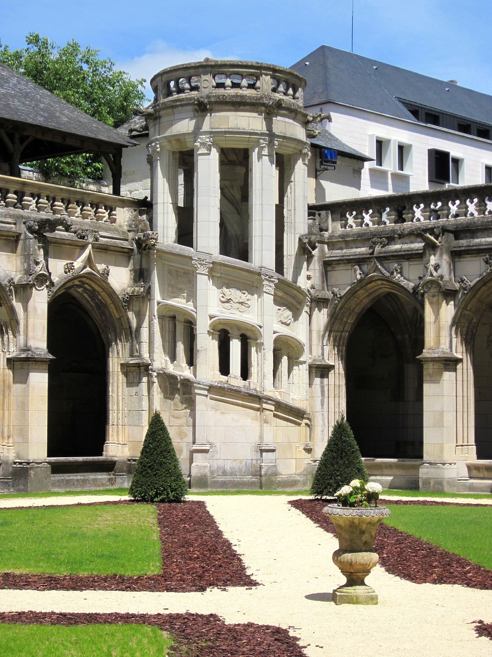 Šv. Gatieno Katedra, Cloitre De La Psalette, Vienuolynas, Laiptinė, Balkonas, Renesansas, Gotika, Turai, Indre-Et-Loire, France