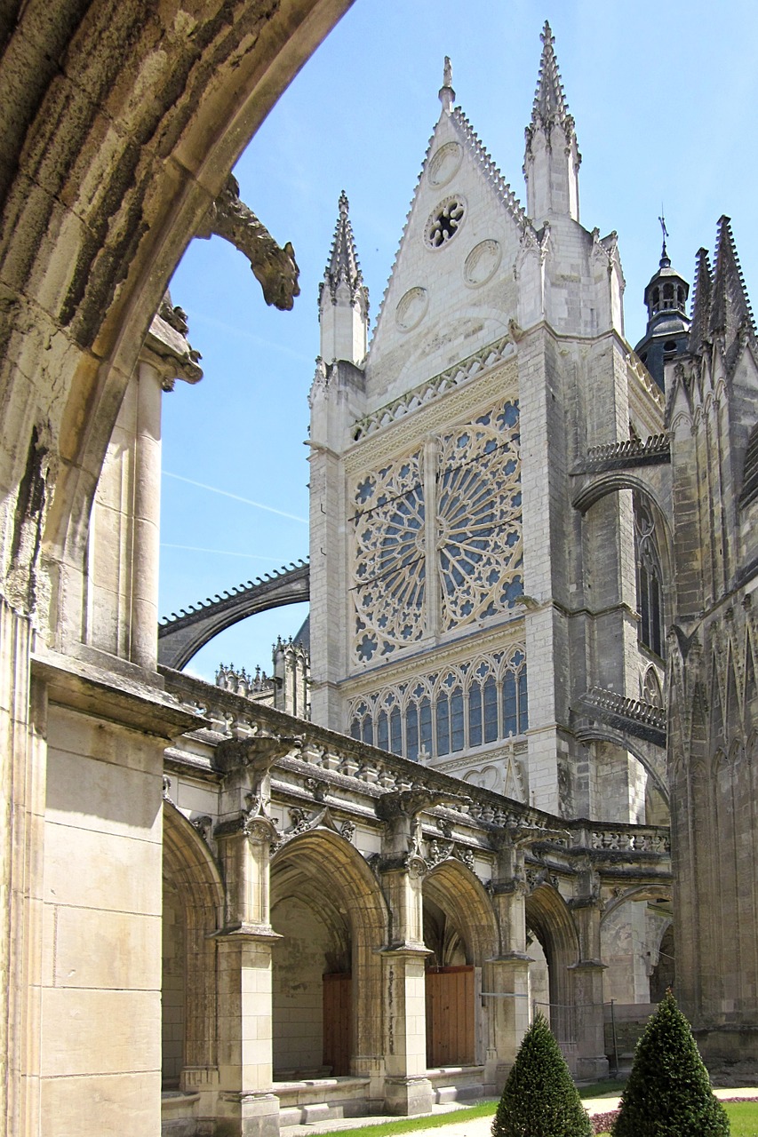 Šv. Gatieno Katedra, Cloitre De La Psalette, Vienuolynas, Renesansas, Gotika, Turai, Indre-Et-Loire, France, Prancūzų Kalba, Viduramžių