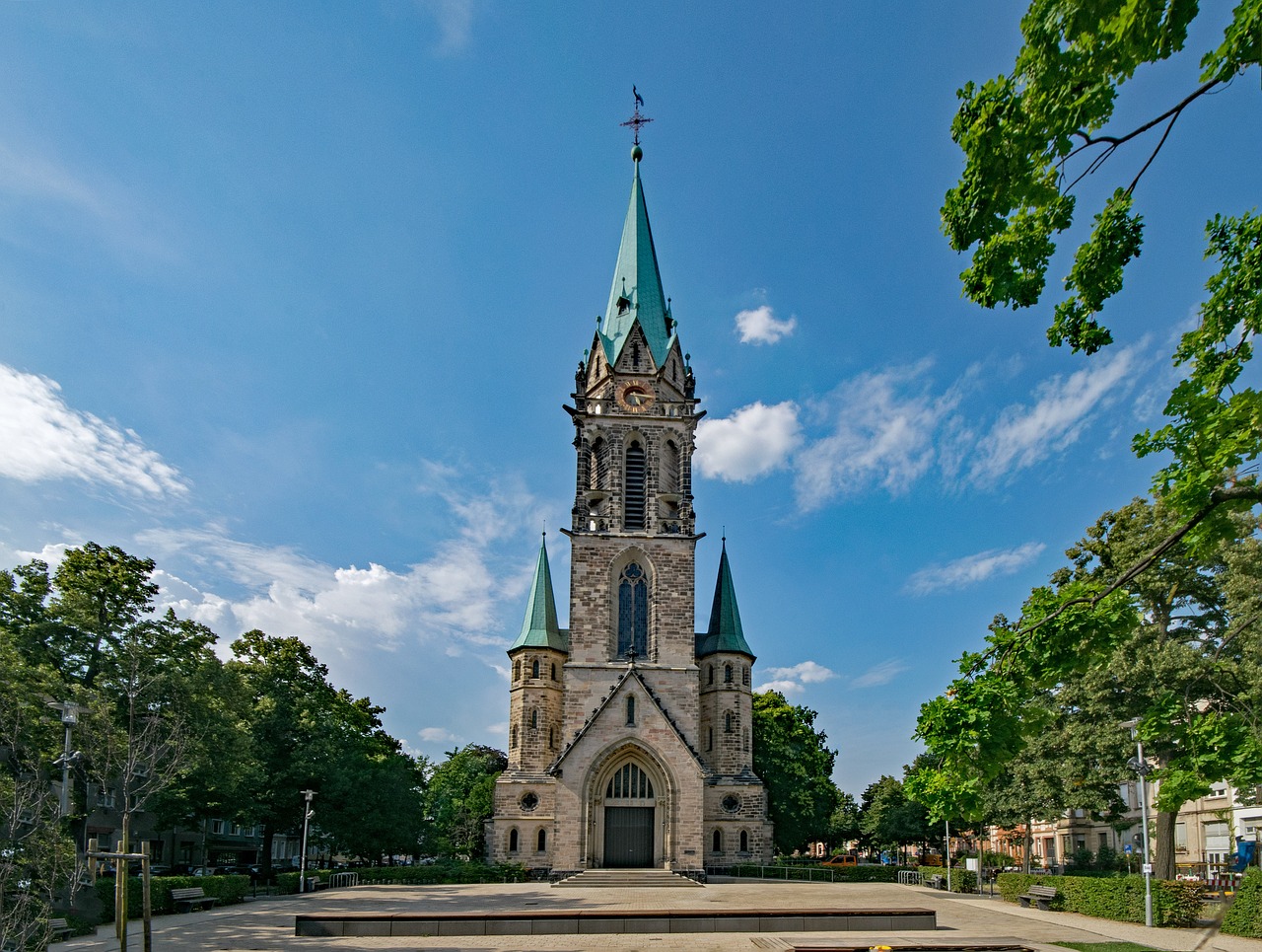 Šv. Jono Bažnyčia, Darmštatas, Hesse, Vokietija, Lankytinos Vietos, Bažnyčia, Pastatas, Tikėjimas, Religija, Architektūra