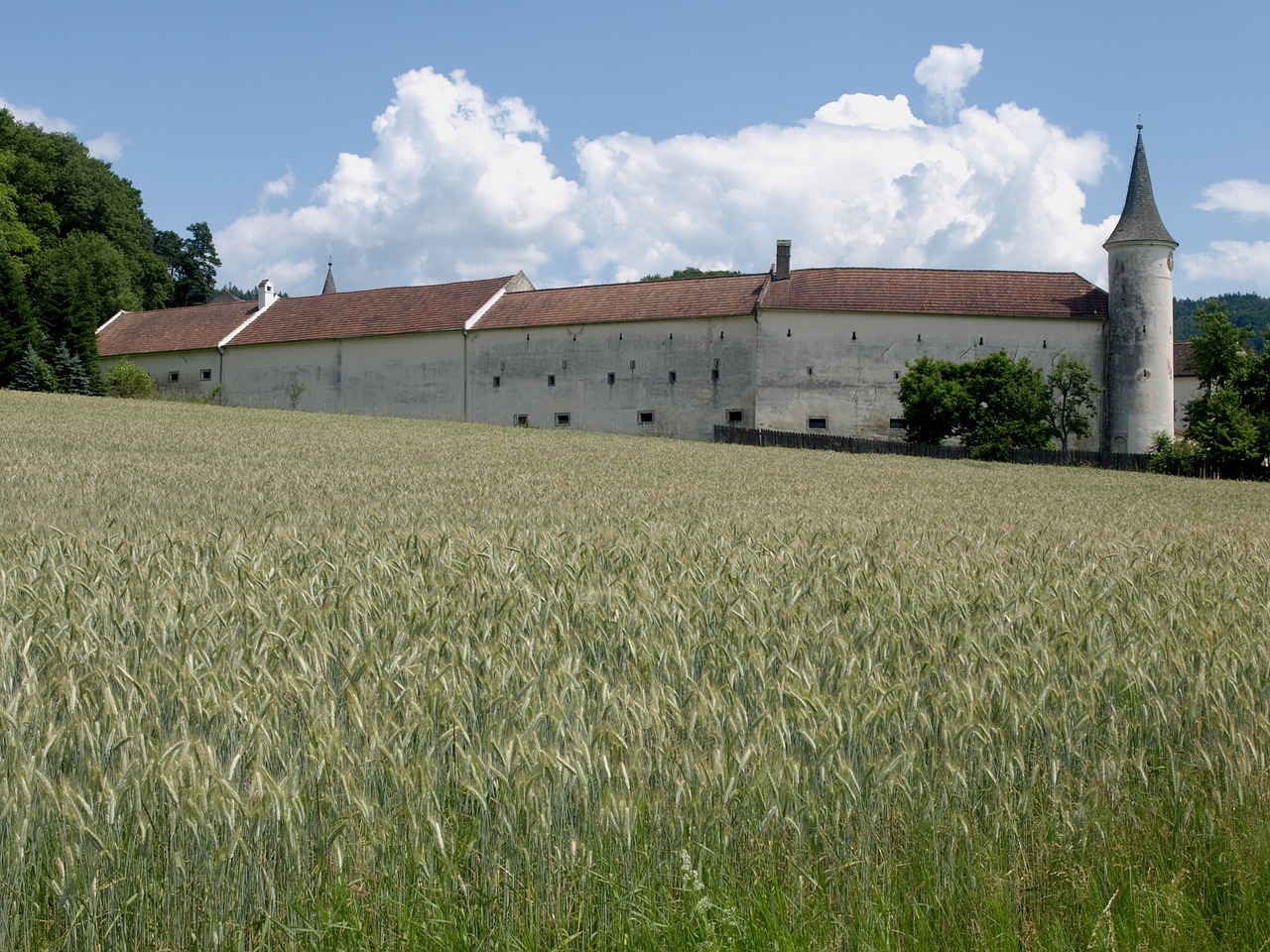 St Leonhard, Turtas, Pastatas, Stiprinti, Bokštas, Siena, Architektūra, Ūkis, Laukas, Istorinis