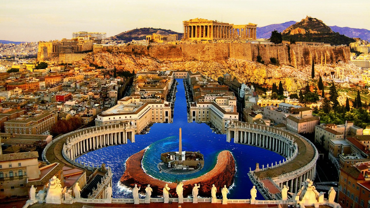 St Peterio Aikštė, Povandeninis, Atėnas, Akropolis, Nemokamos Nuotraukos,  Nemokama Licenzija