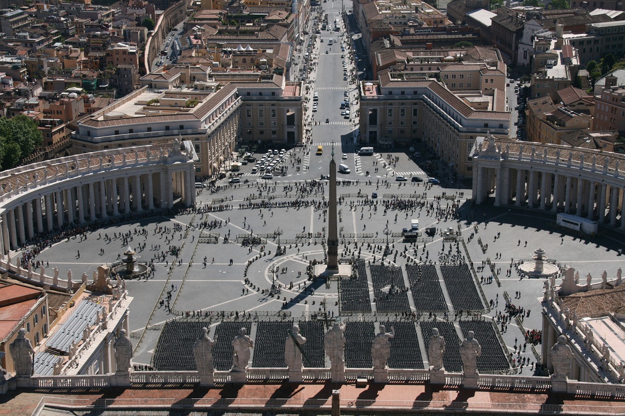 St Peterio Aikštė, St Peterio Bazilika, St Peter, Roma, Obeliskas, Architektūra, Italy, Vatikanas, Nemokamos Nuotraukos,  Nemokama Licenzija