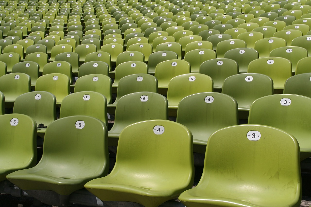 Stadionas, Sėdėti, Plastmasinis, Spalvinga, Munich, Olimpinis Stadionas, Nemokamos Nuotraukos,  Nemokama Licenzija