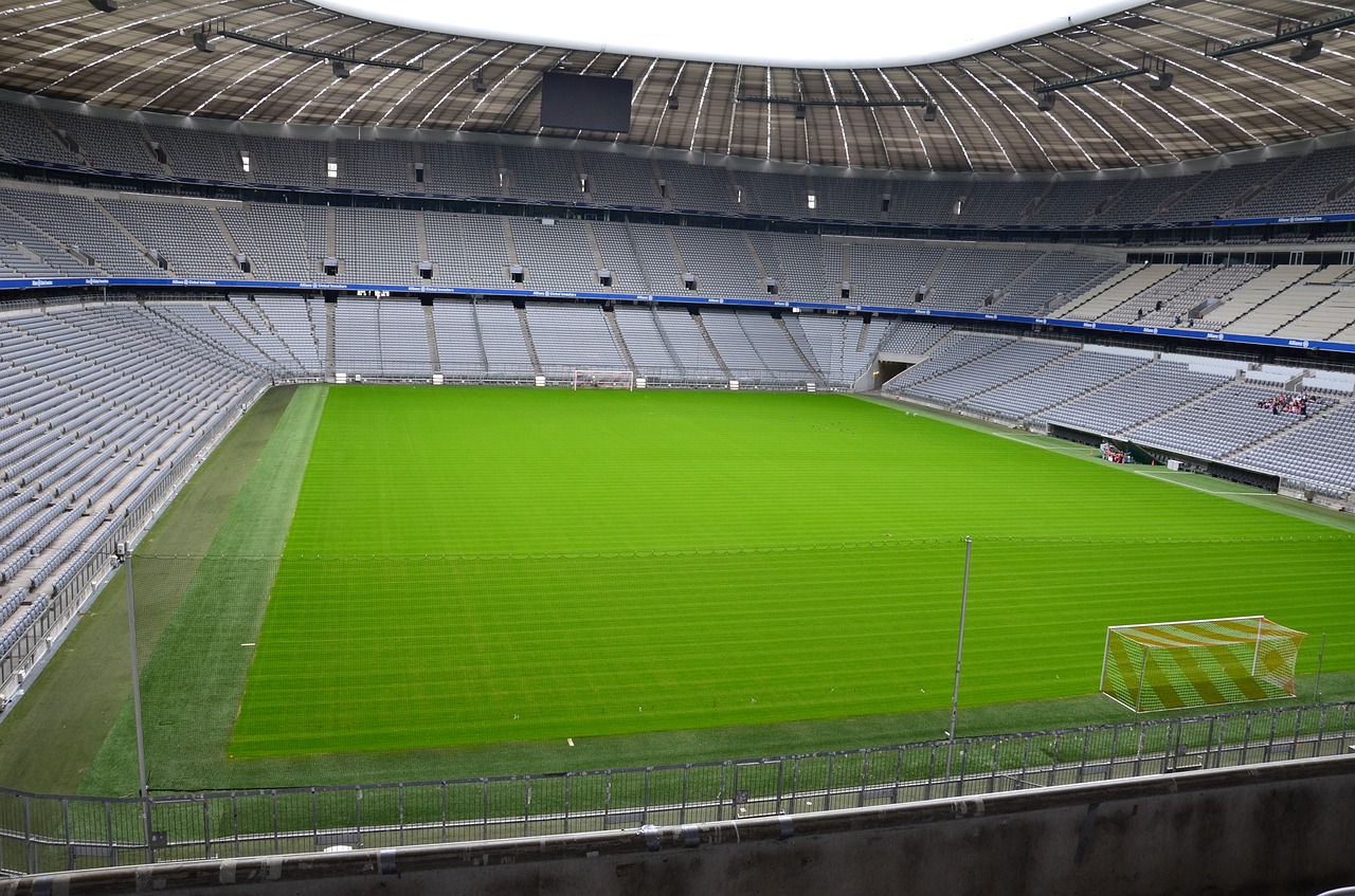 Stadionas, Grandstand, Laukas, Futbolas, Fc Bayern Munich, Bayern Munich, Bavarija, Munich, Bavaria Munich, Allianz Arena