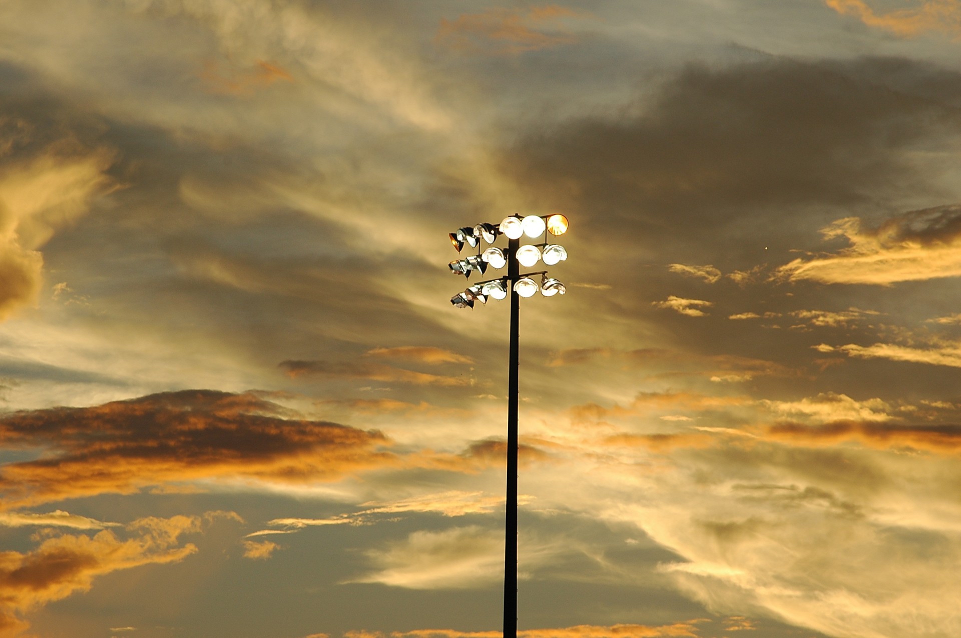 Stadionas,  Žibintai,  Beisbolas,  Laukas,  Saulėlydis,  Florida,  Gamta,  Kraštovaizdis,  Lauke,  Naktis