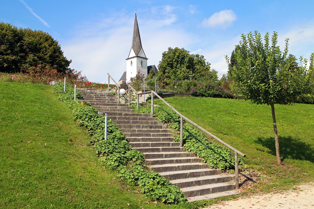 Laiptai, Palaipsniui, Toli, Gamta, Laiptinė, Atsiradimas, Laiptų Žingsnis, Bažnyčia, Koplyčia, Pastatas