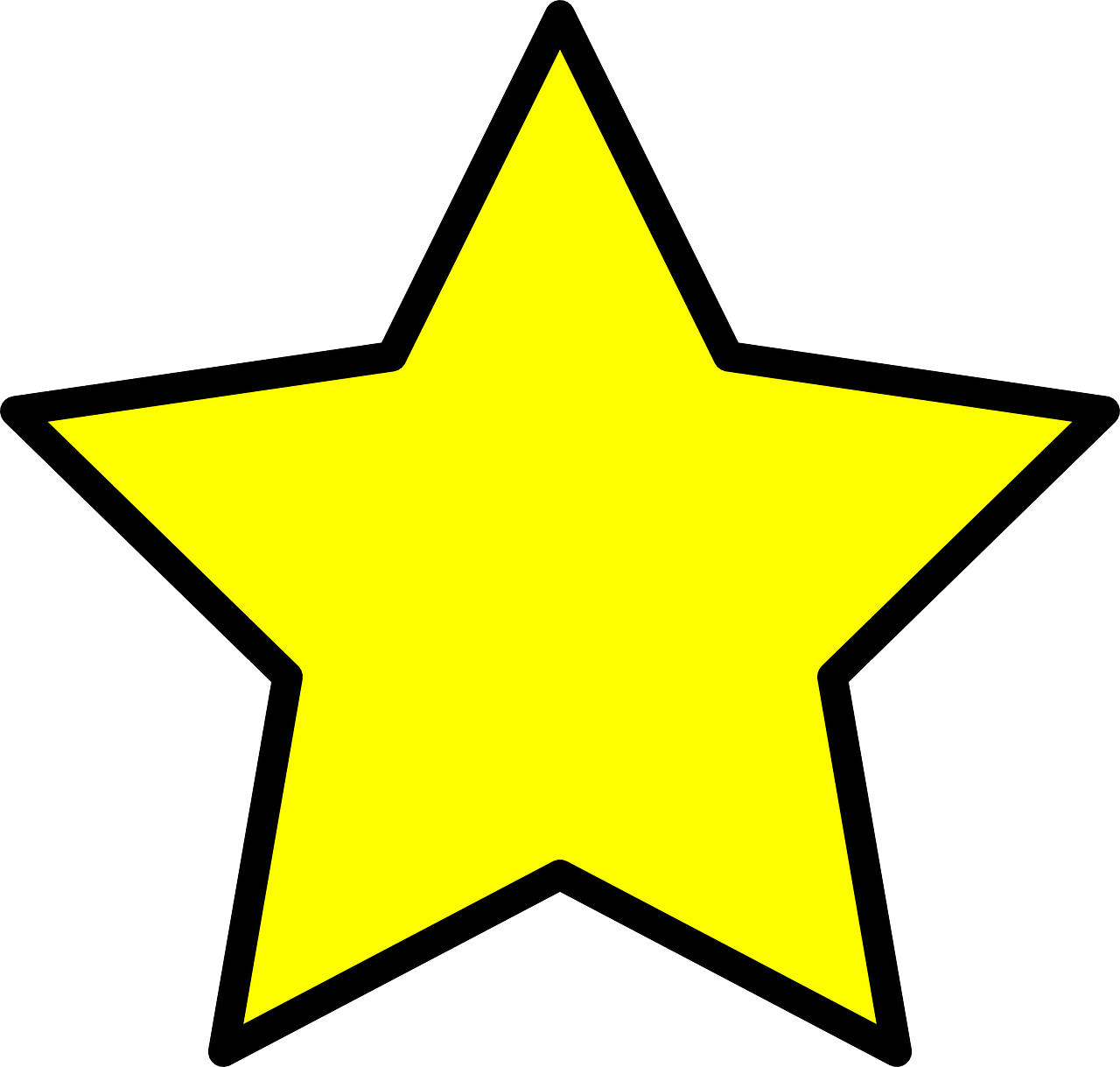 Žvaigždė, Geltona, Simbolis, Nemokama Vektorinė Grafika, Nemokamos Nuotraukos,  Nemokama Licenzija