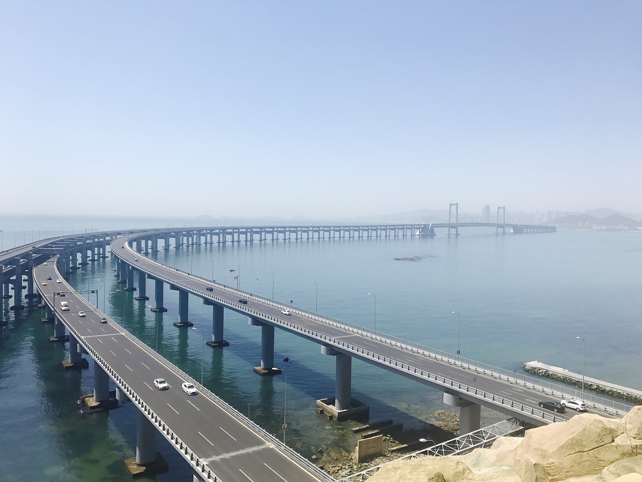 Žvaigždinis Jūrų Tiltas, Dalian, Jūra, Nemokamos Nuotraukos,  Nemokama Licenzija