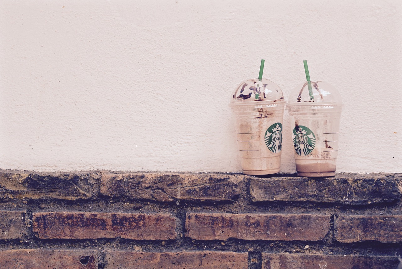 Starbucks, Kava, Gėrimai, Plytos, Siena, Nemokamos Nuotraukos,  Nemokama Licenzija