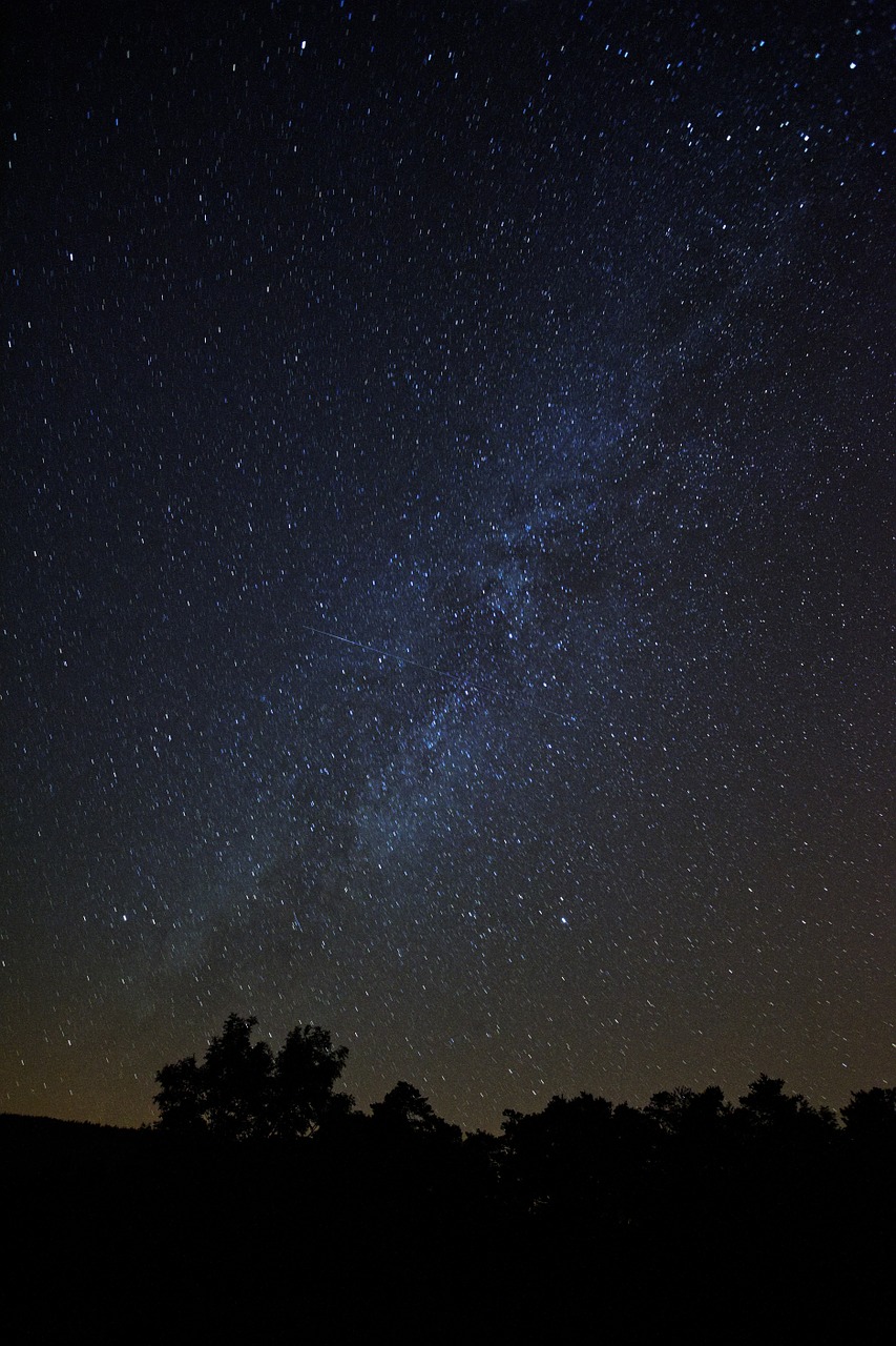 Žvaigždės,  Visata,  Kosmosas,  Erdvė,  Dangus,  Astronomija,  Naktis,  Galaktika,  Juoda,  Šviesa