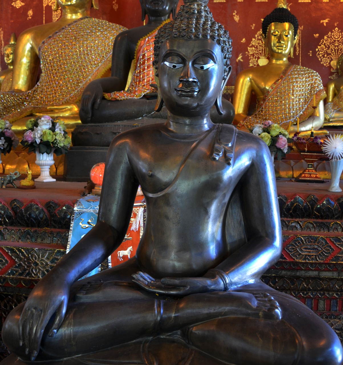 Statula, Buda, Tailandas, Religija, Budizmas, Asija, Religinis, Skulptūra, Šventykla, Budistinis