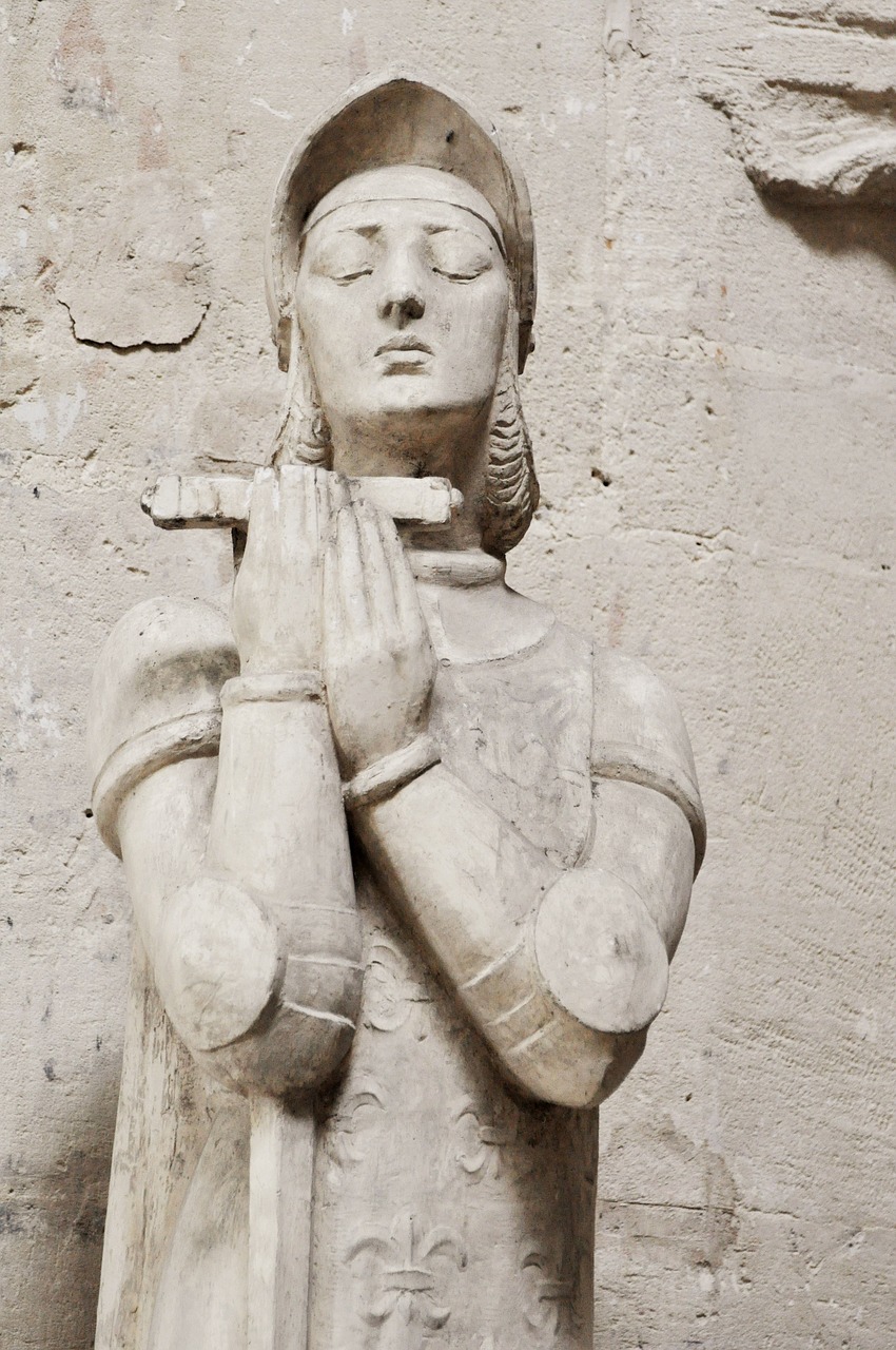 Statula, Pierre, Bažnyčia, Akmens Statulos, Akmens Statula, Religija, France, Saint, Lyons-La-Forêt, Abbey Mortemer