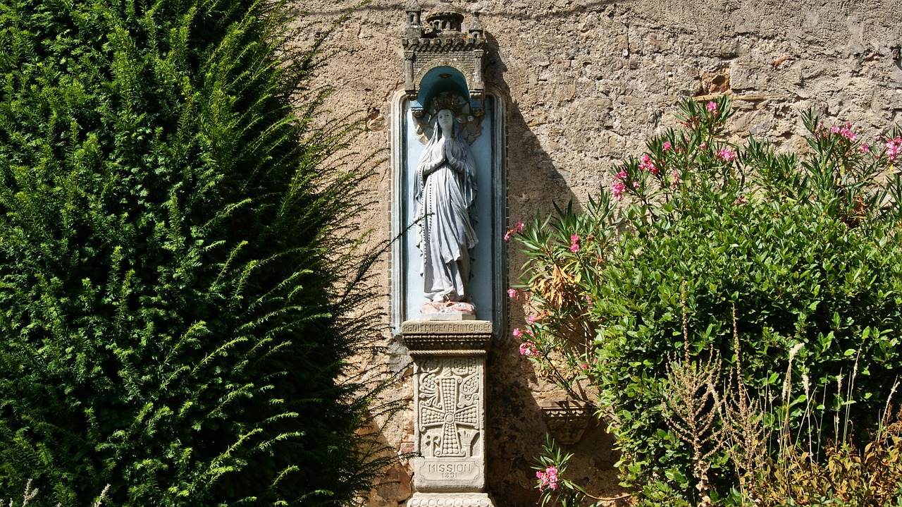 Statula, Mary, Religija, Malda, Rennes-Le-Chateau, Nemokamos Nuotraukos,  Nemokama Licenzija