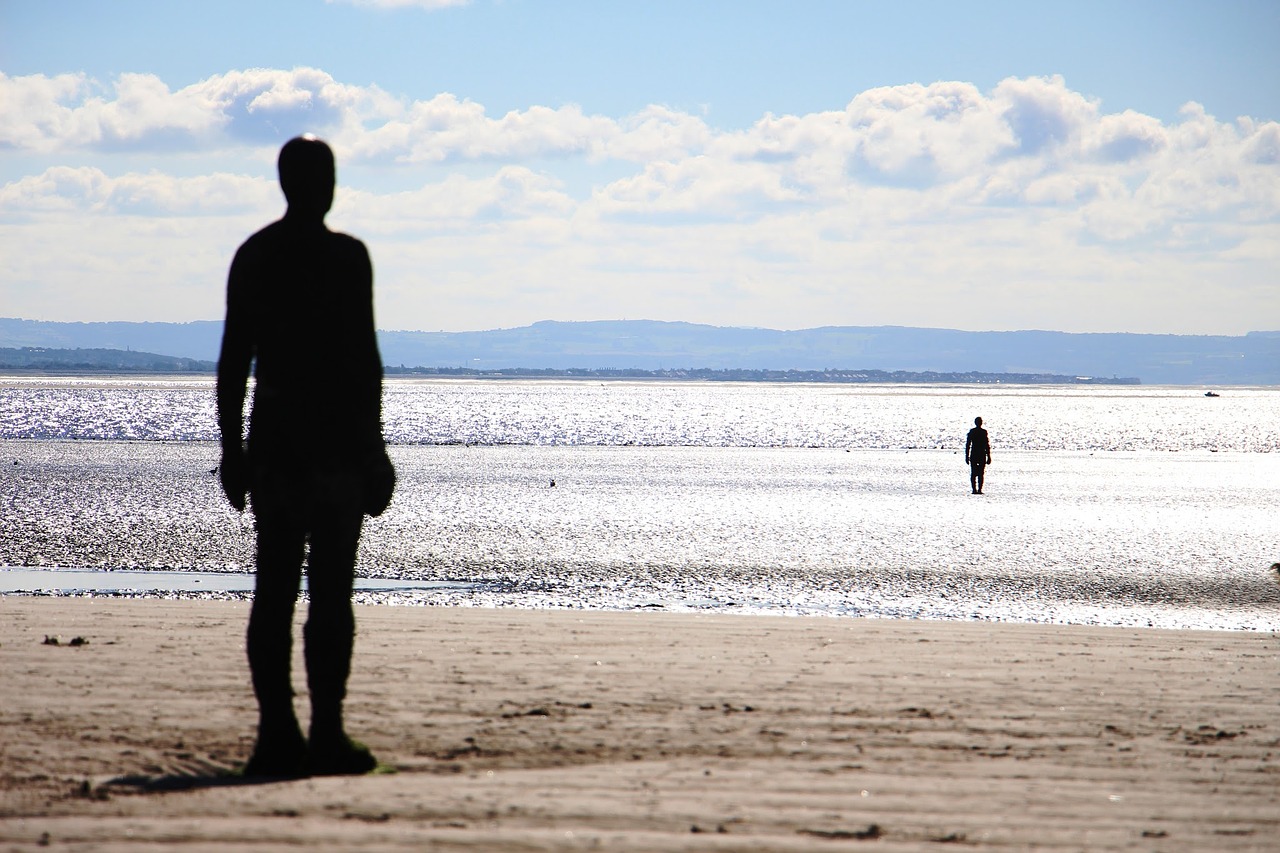 Statula, Crosby Paplūdimys, Papludimys, Jūra, Crosby, Smėlis, Gormley, Vieta, Kita, Paplūdimiai