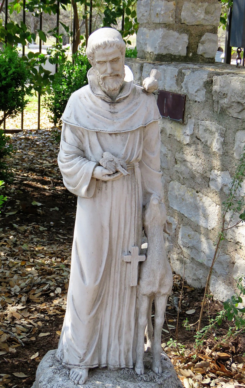 Statula, Saint Francis Of Assisi, Saint, Krikščionis, Francis, Palaiminimas, Gyvūnai, Katalikybė, Nemokamos Nuotraukos,  Nemokama Licenzija
